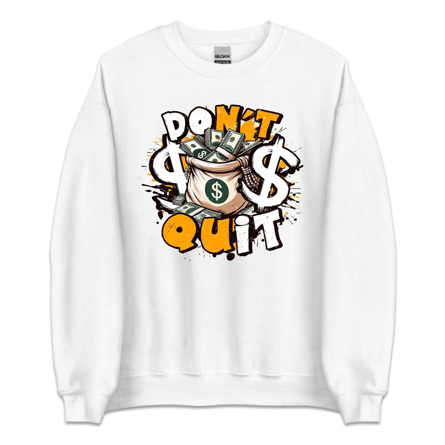 Don't Quit Money Bag Dream Chasers Inspirational Success | PRODUCT CODE: DTNQUMNBG