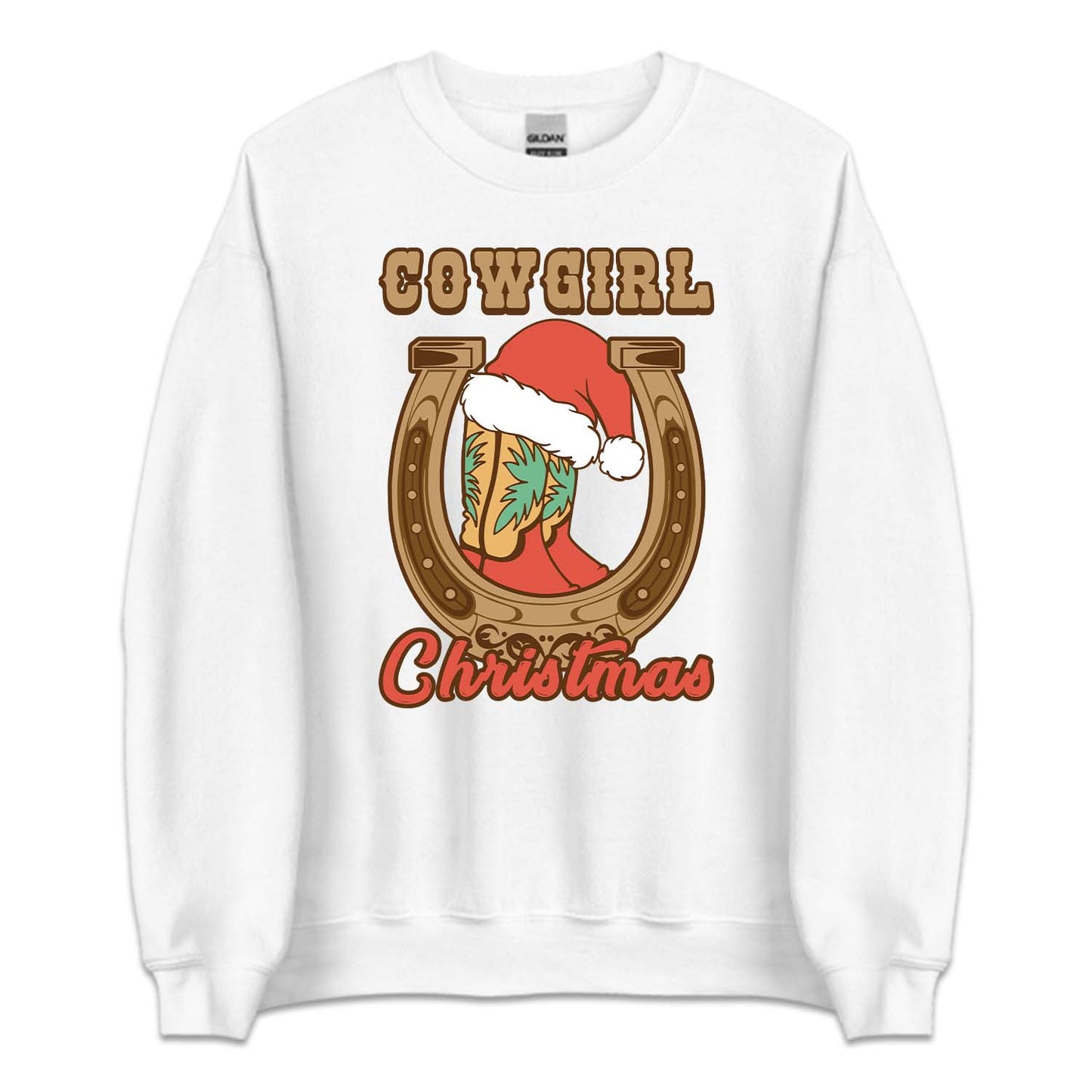 Cowgirl Christmas Festive Western Country Xmas | PRODUCT CODE: CWGLRTMSWRN