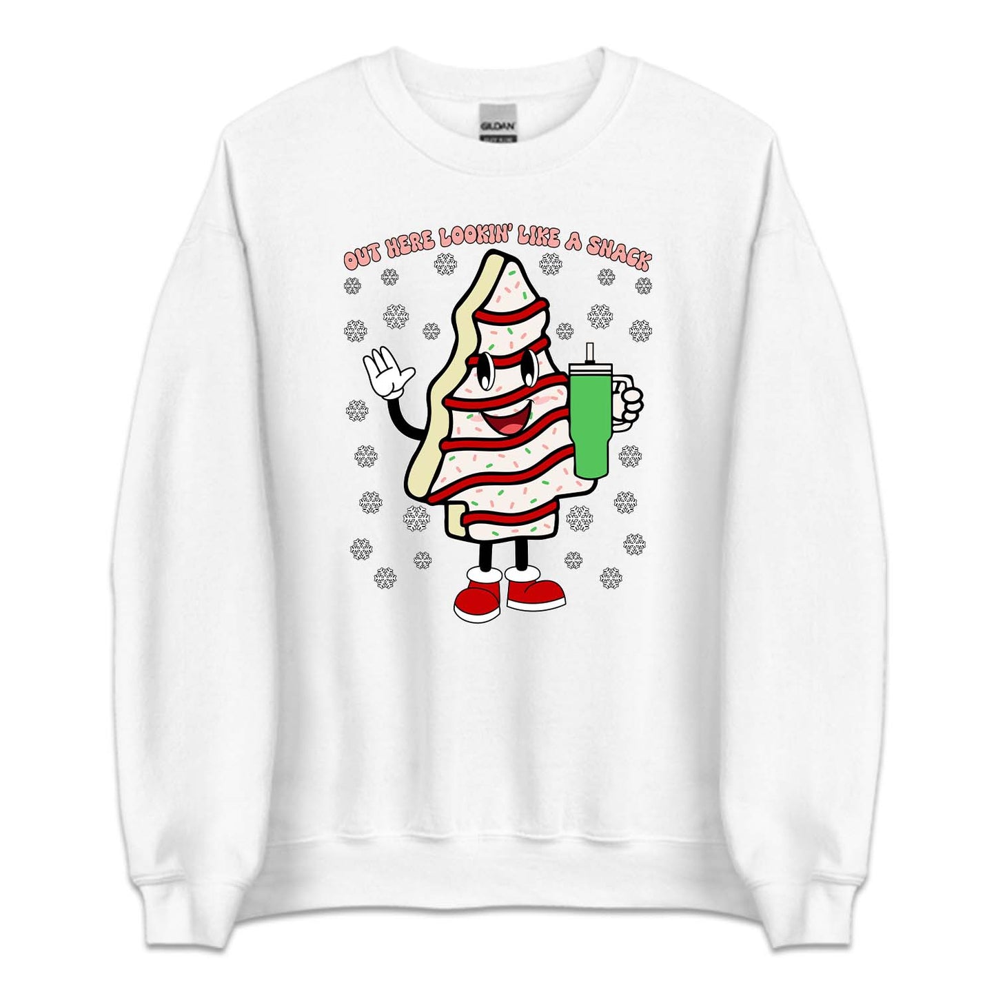 Out Here Lookin Like A Snack Christmas Tree Cake Xmas | PRODUCT CODE: UTOLKNISNKCH