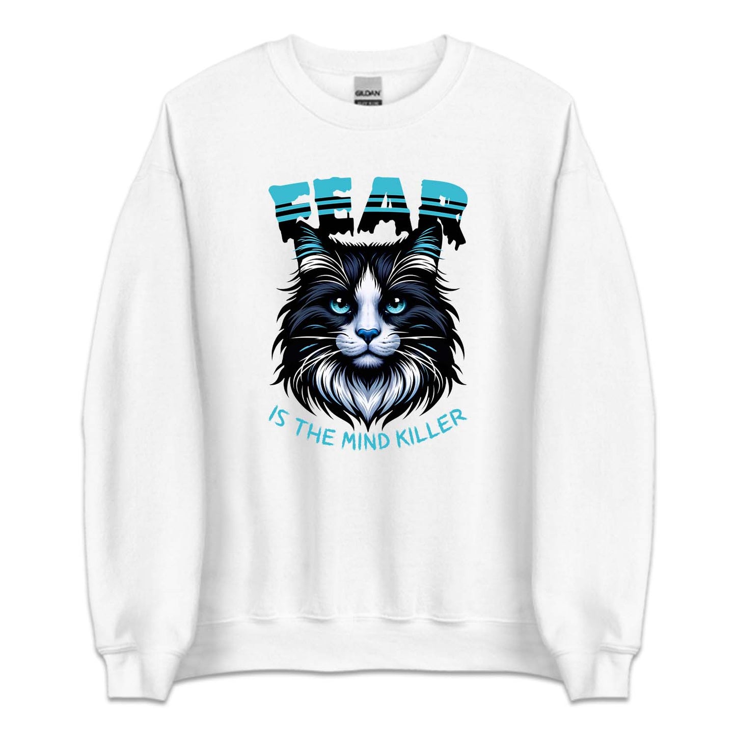 Fear Is The Mind Killer Black Cat Dune Inspired Quote | PRODUCT CODE: FRSTKLREBK