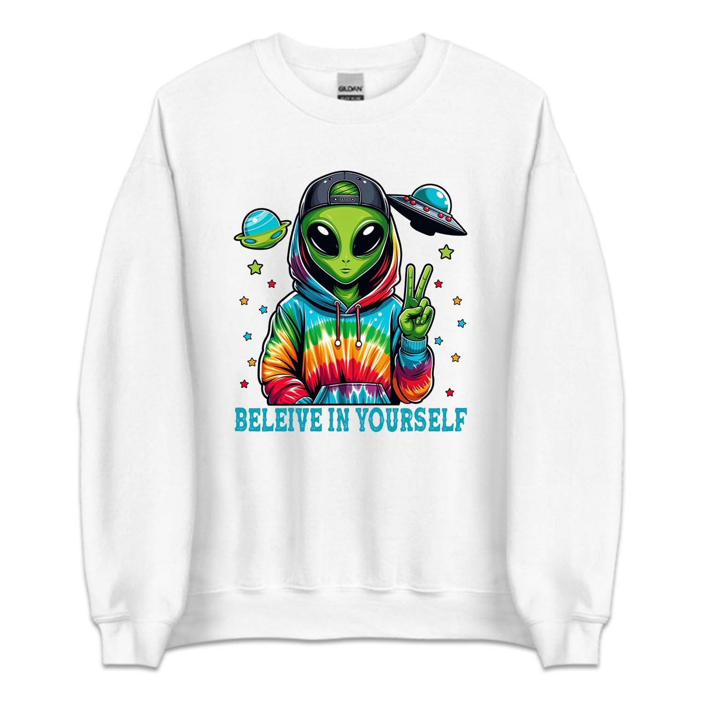 Believe In Yourself Motivational Alien | PRODUCT CODE: ALBEVNYRU