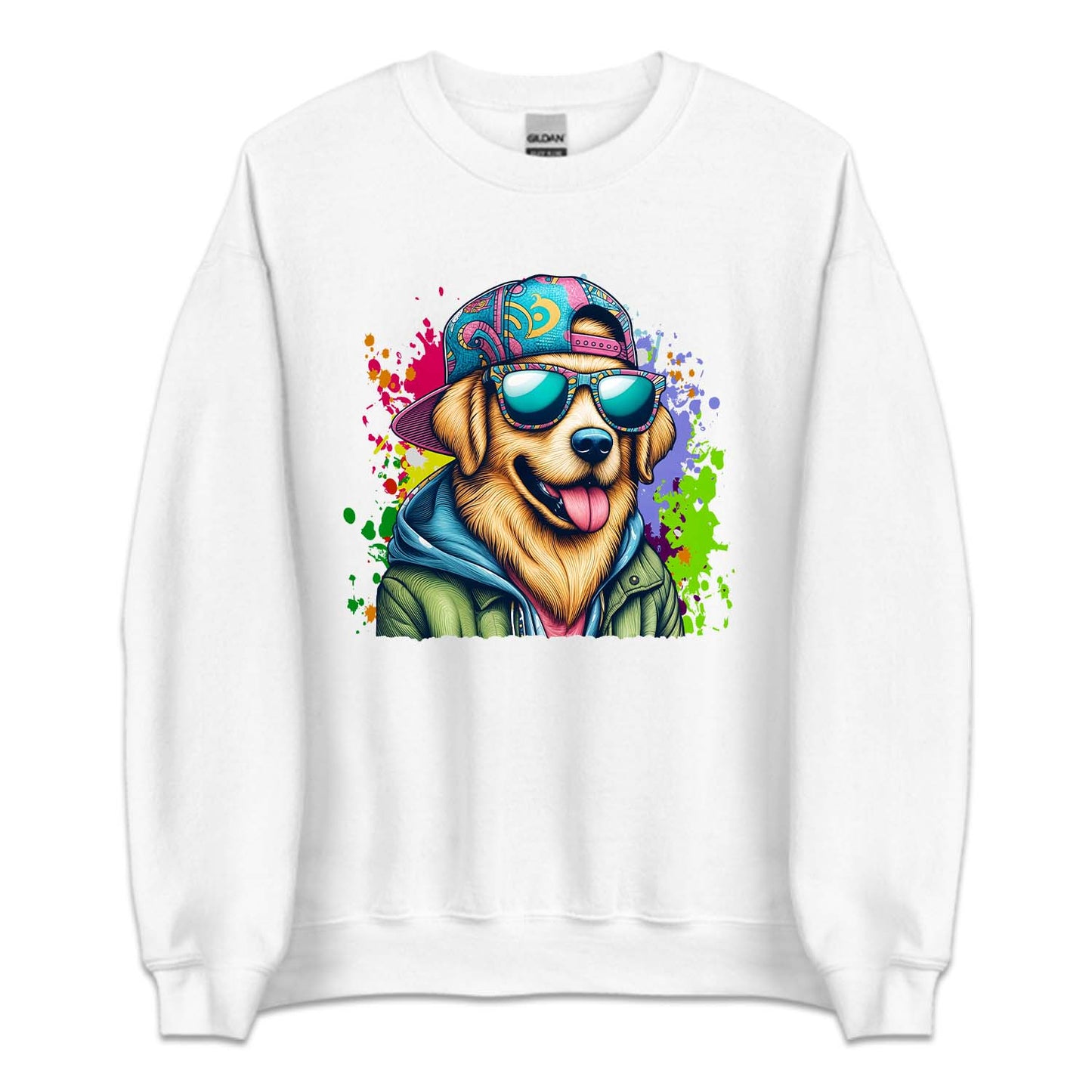 Golden Retriever Dog with Sunglasses | PRODUCT CODE: GLODRVTKNP
