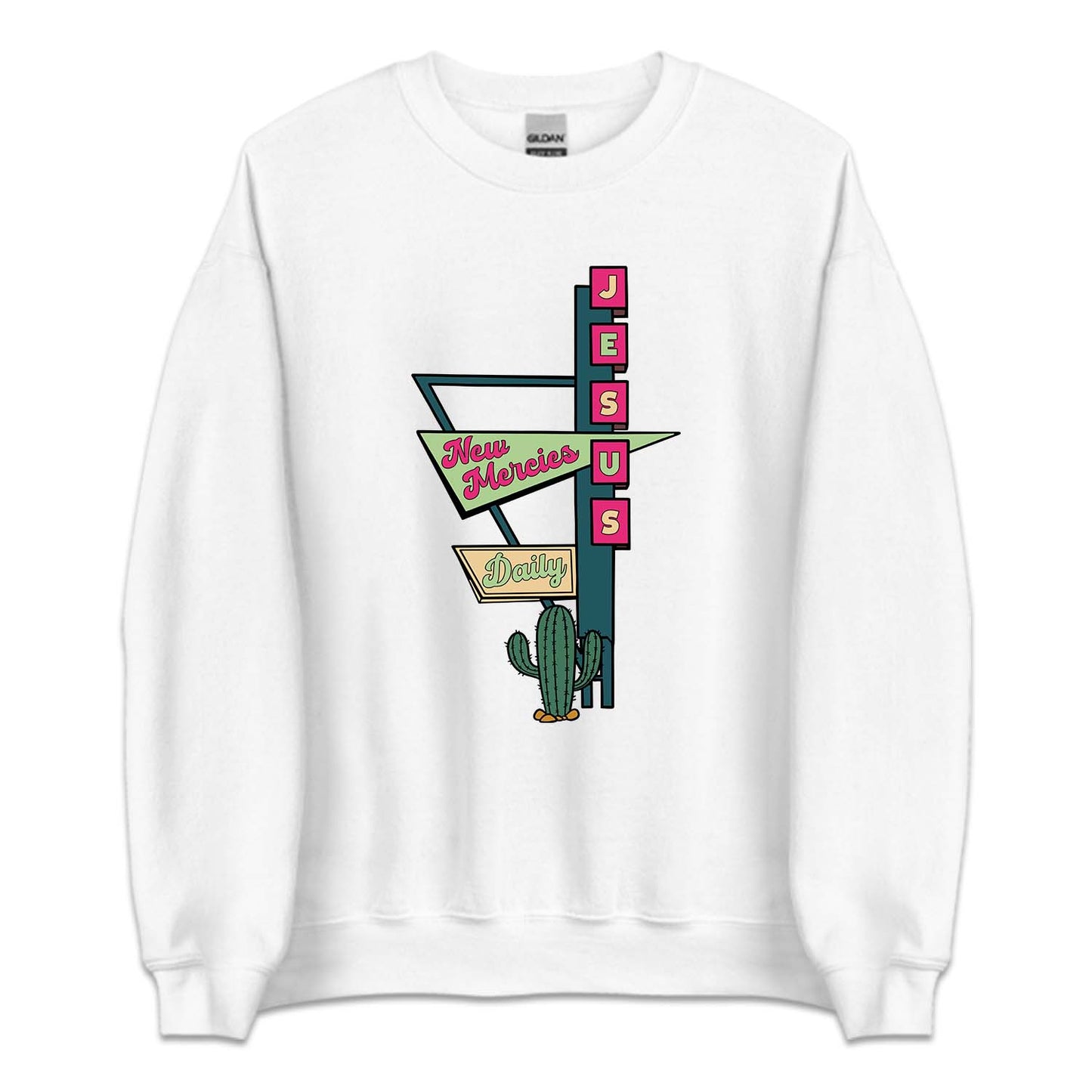 Western Christian Jesus New Mercies Daily Country Style Cactus | PRODUCT CODE: WTSRNCHJNM