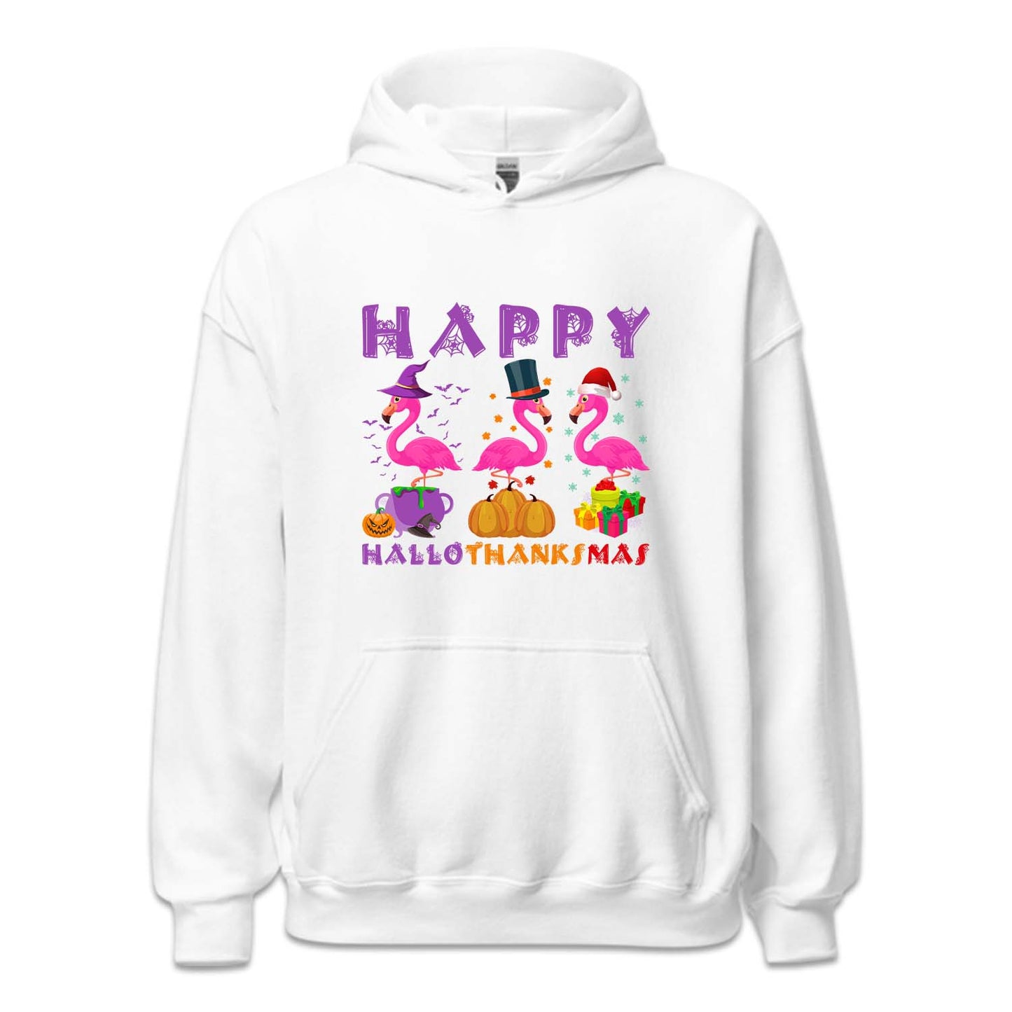 Flamingo Happy HalloThanksMas | PRODUCT CODE: HPLTKCFLMG