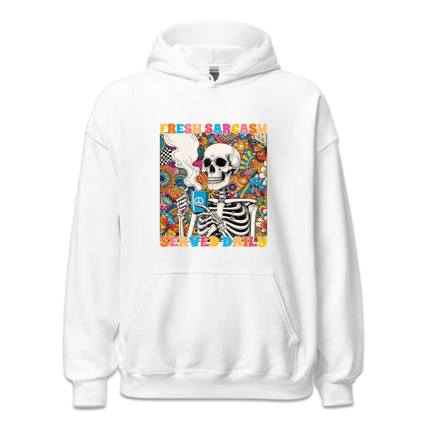 Floral Skeleton Coffee Fresh Sarcasm Served Daily | PRODUCT CODE: FLSKLTCFE