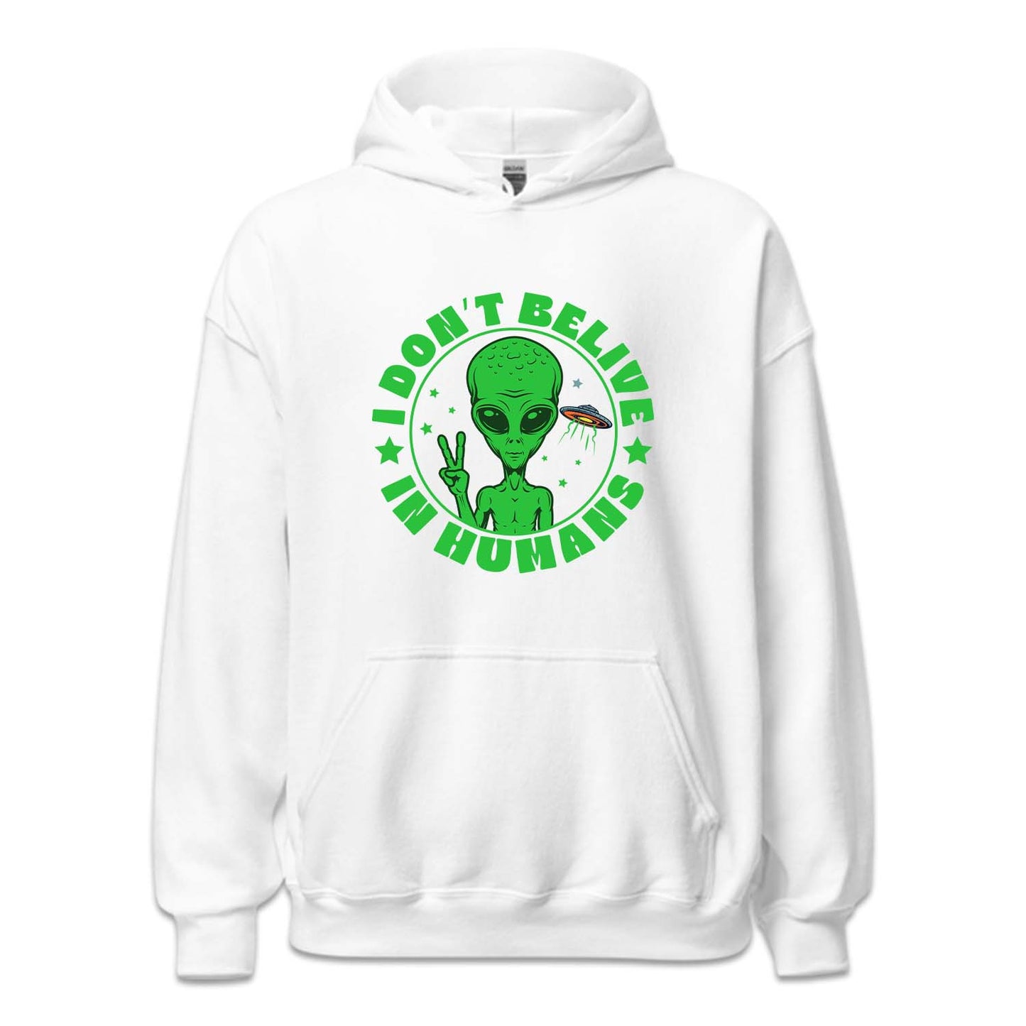 I Don't Believe in Humans Funny UFO Alien | PRODUCT CODE: DNTBLVNHM
