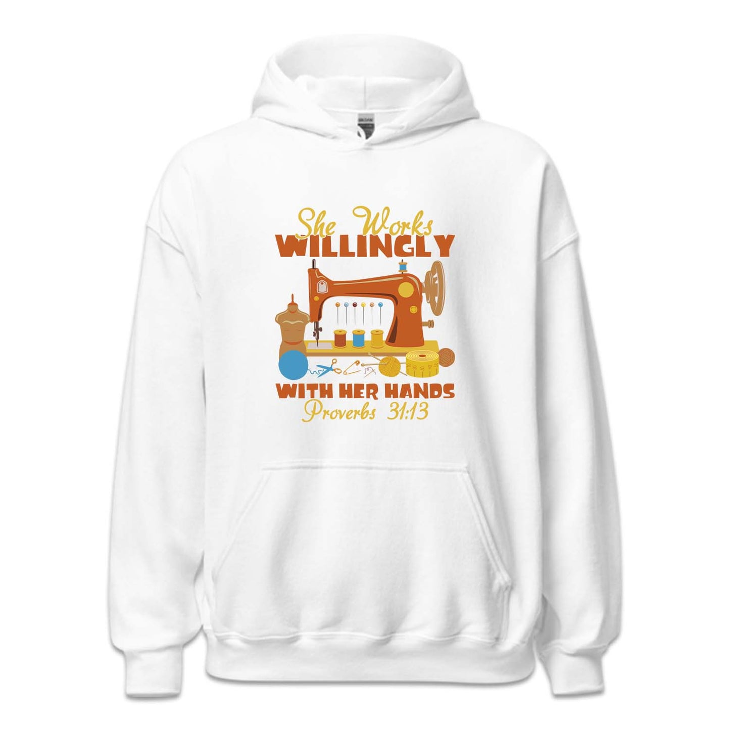 She Works Willingly With Her Hands Sewing Machine | PRODUCT CODE: SWLNGYHRN