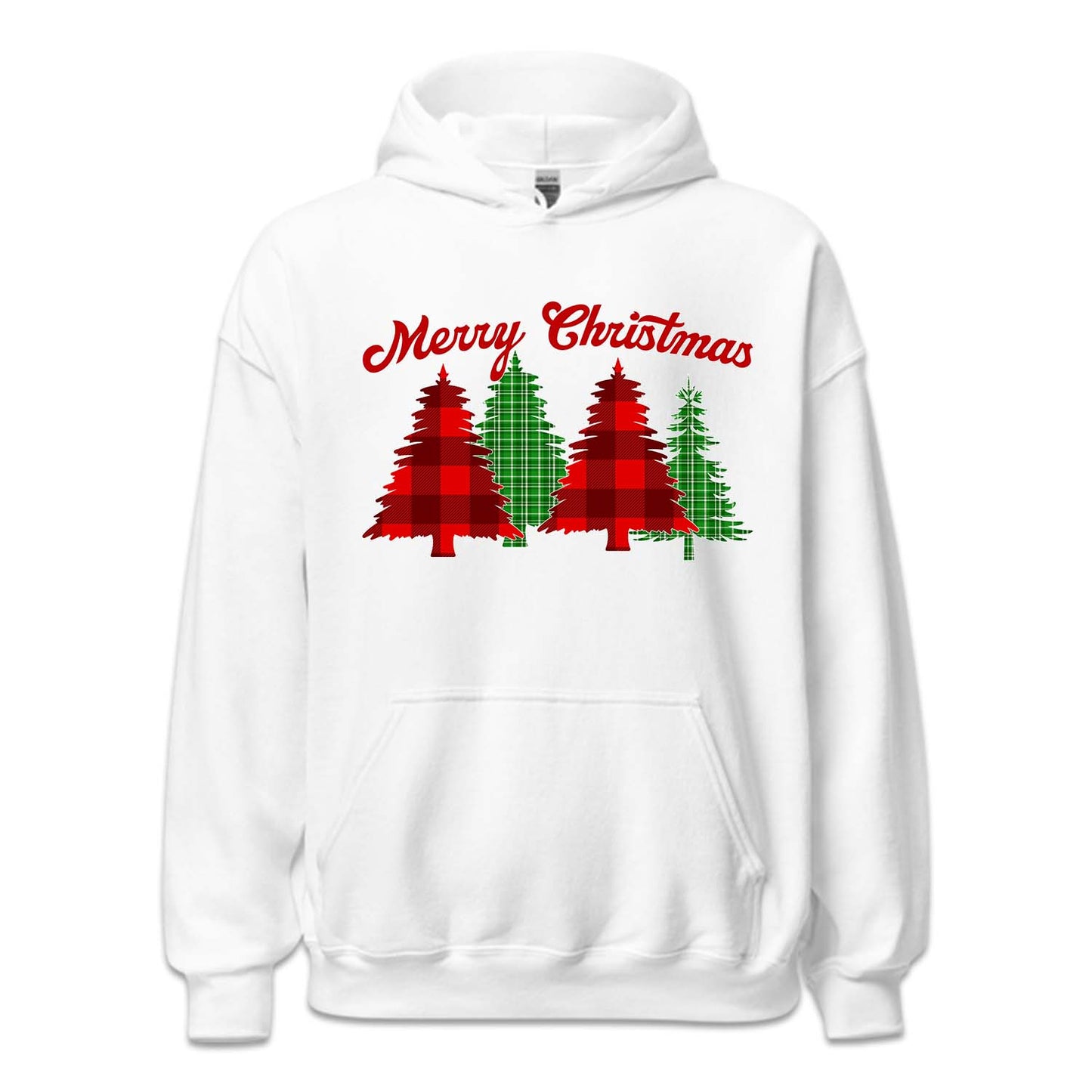 Merry Christmas Buffalo Plaid Trees Festive Xmas | PRODUCT CODE: MRYCHBFLOTRE