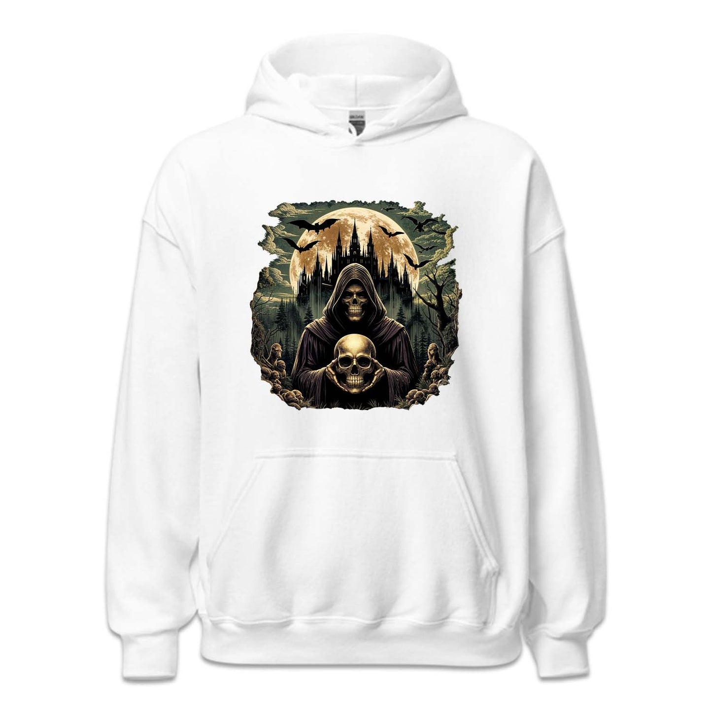 Vintage Skeleton Dark Gothic Castle | PRODUCT CODE: SKLTDKRAV