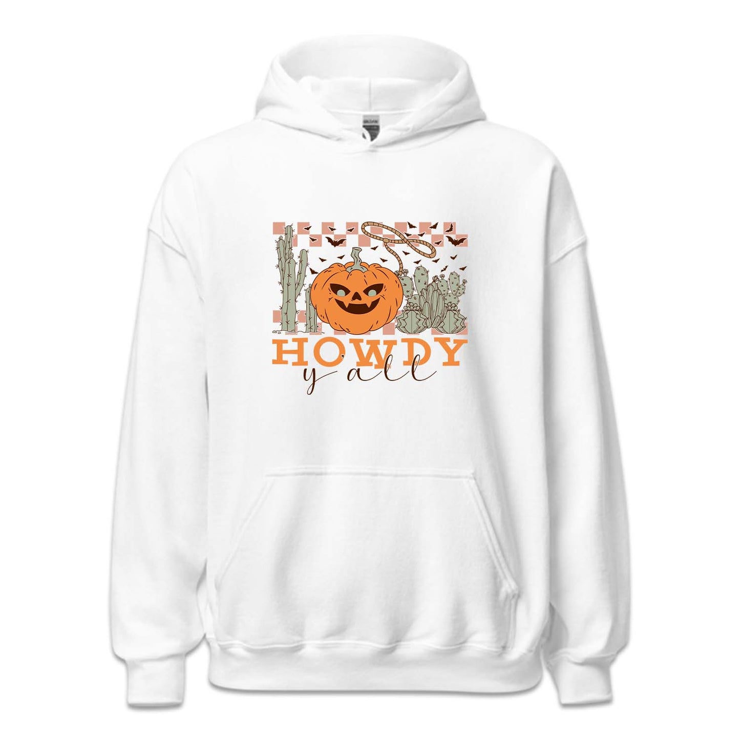 Howdy Y'all Cactus Pumpkin Western Halloween | PRODUCT CODE: HDYALWSTNC
