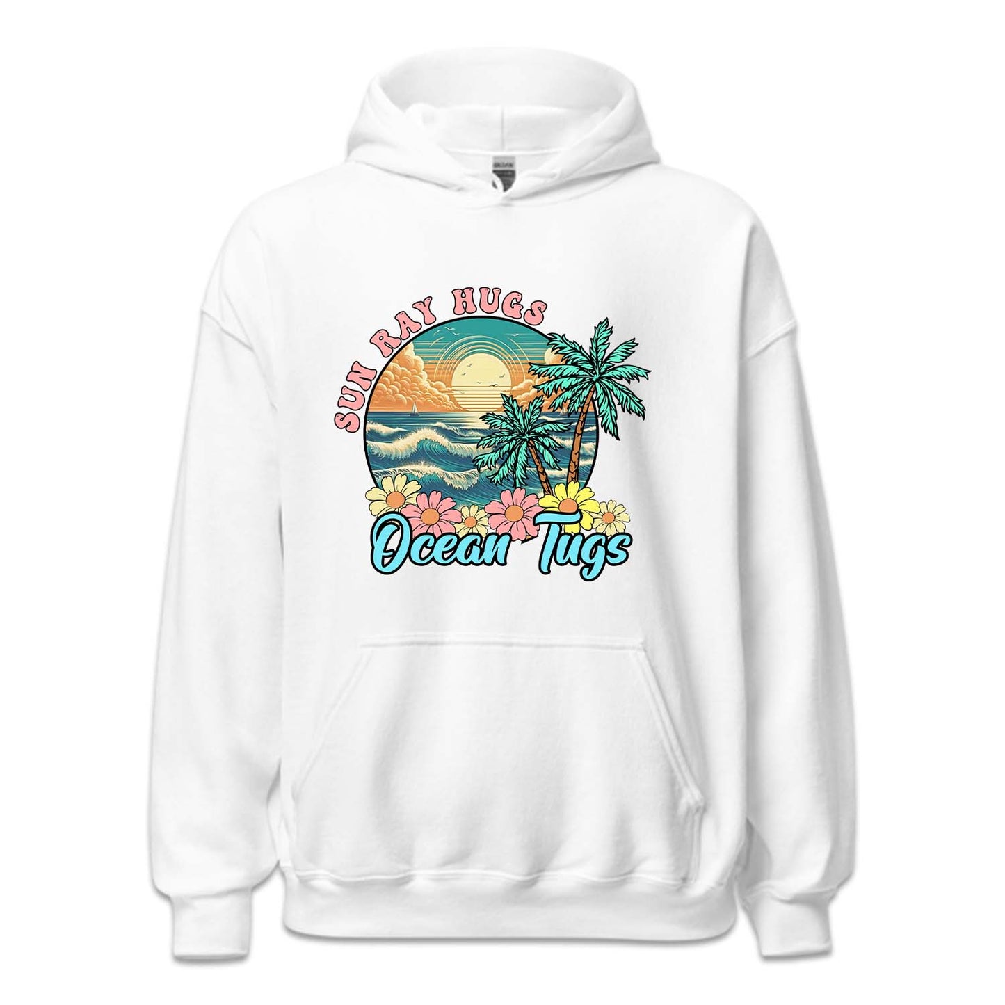 Retro Summer Sun Ray Hugs Ocean Tugs | PRODUCT CODE: SNRYHGOC