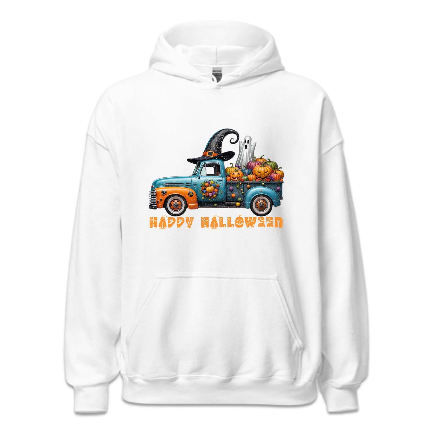 Halloween Pickup Truck Boo Ghost Pumpkins | PRODUCT CODE: HLPCKPUCK