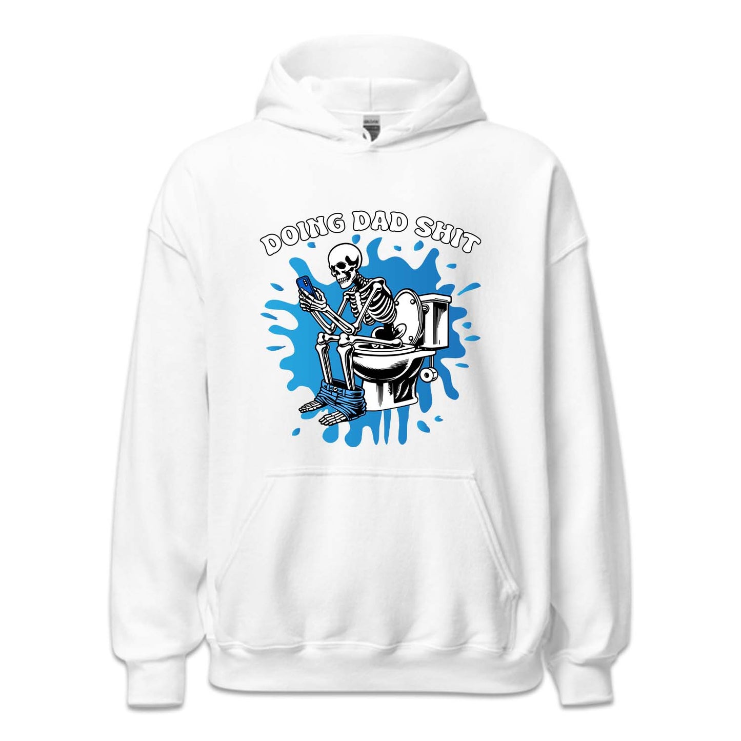 Doing Dad Shit Funny Skeleton Hilarious Toilet Humor | PRODUCT CODE: DNGADSHFA