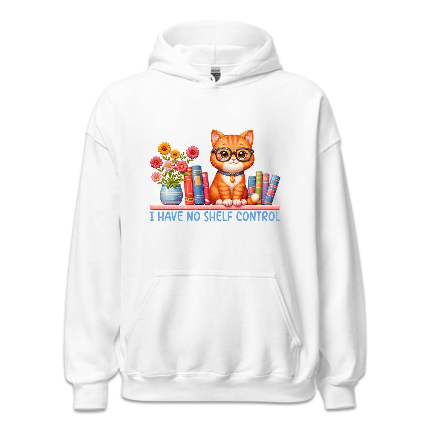I Have No Shelf Control Cat and Books | PRODUCT CODE: HVNSHLFCN