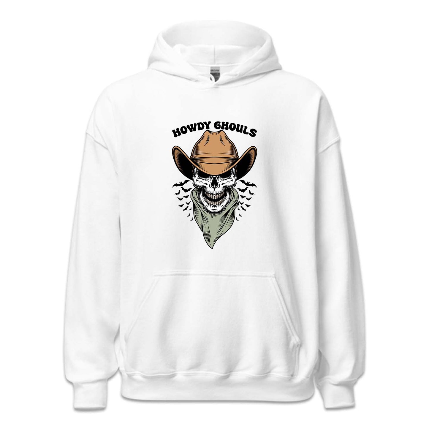 Howdy Ghouls Western Skull Cowboy Halloween | PRODUCT CODE: HWDGLUSCW