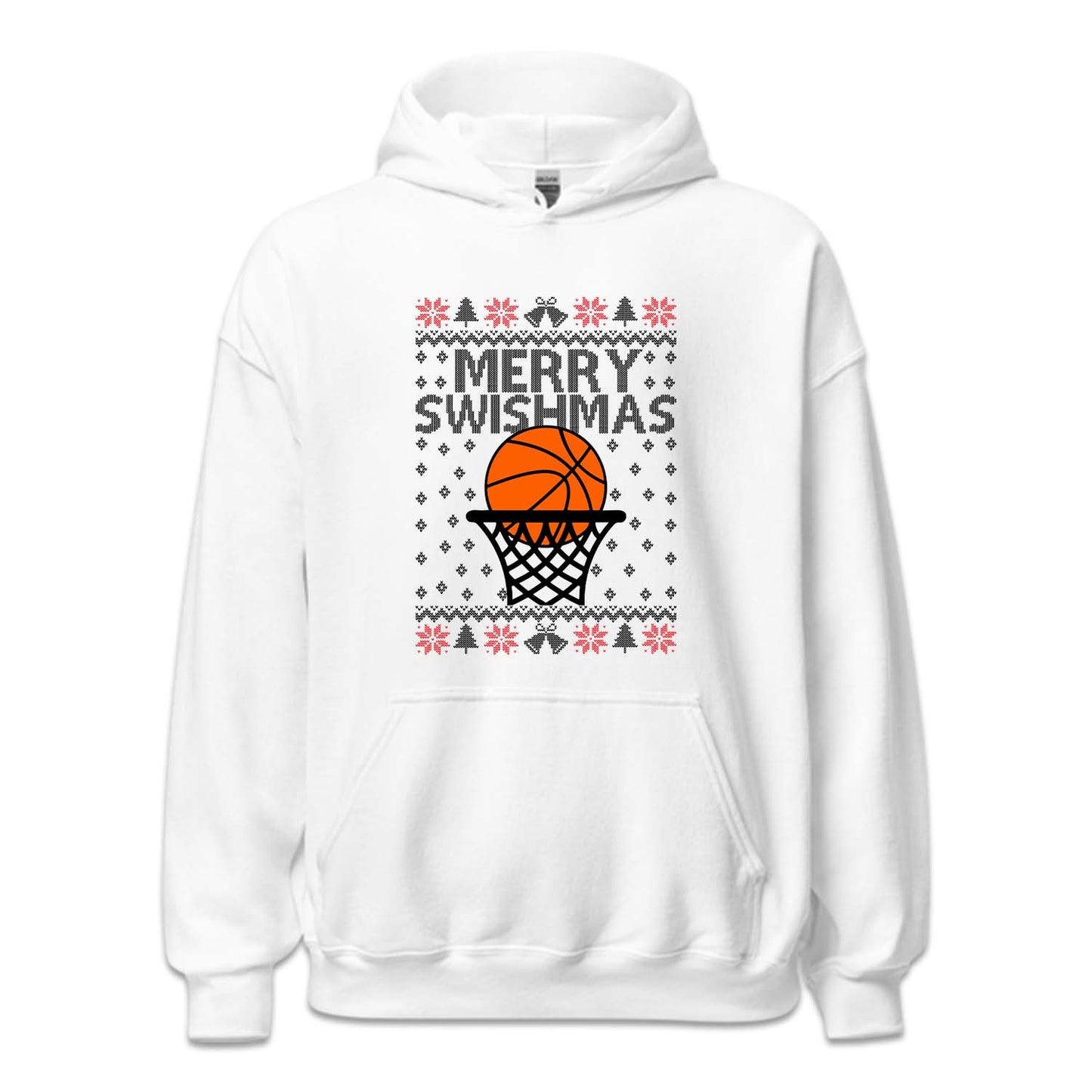 Merry Swishmas Basketball Christmas Sports Xmas Game Day | PRODUCT CODE: MRYSHWMABLK