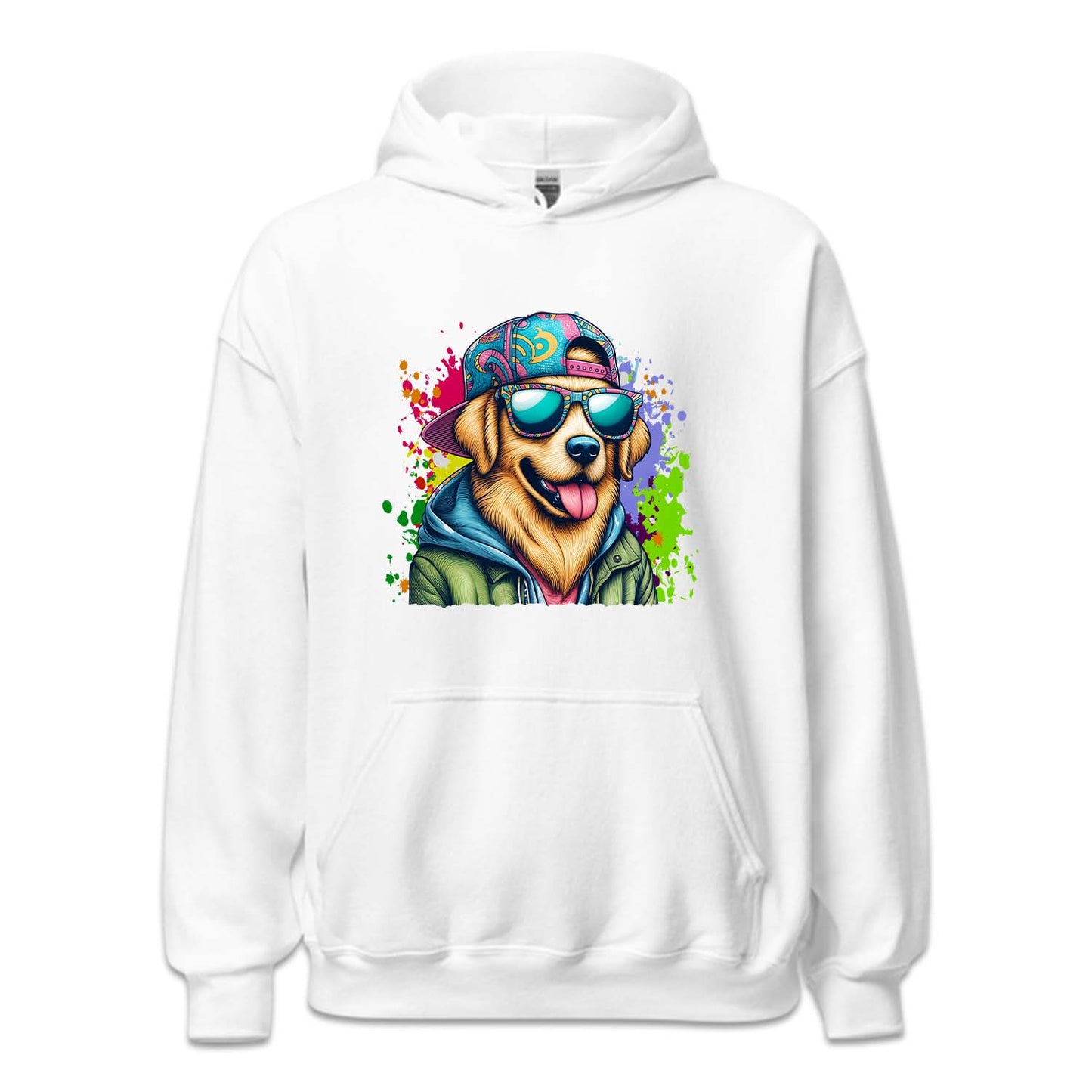 Golden Retriever Dog with Sunglasses | PRODUCT CODE: GLODRVTKNP