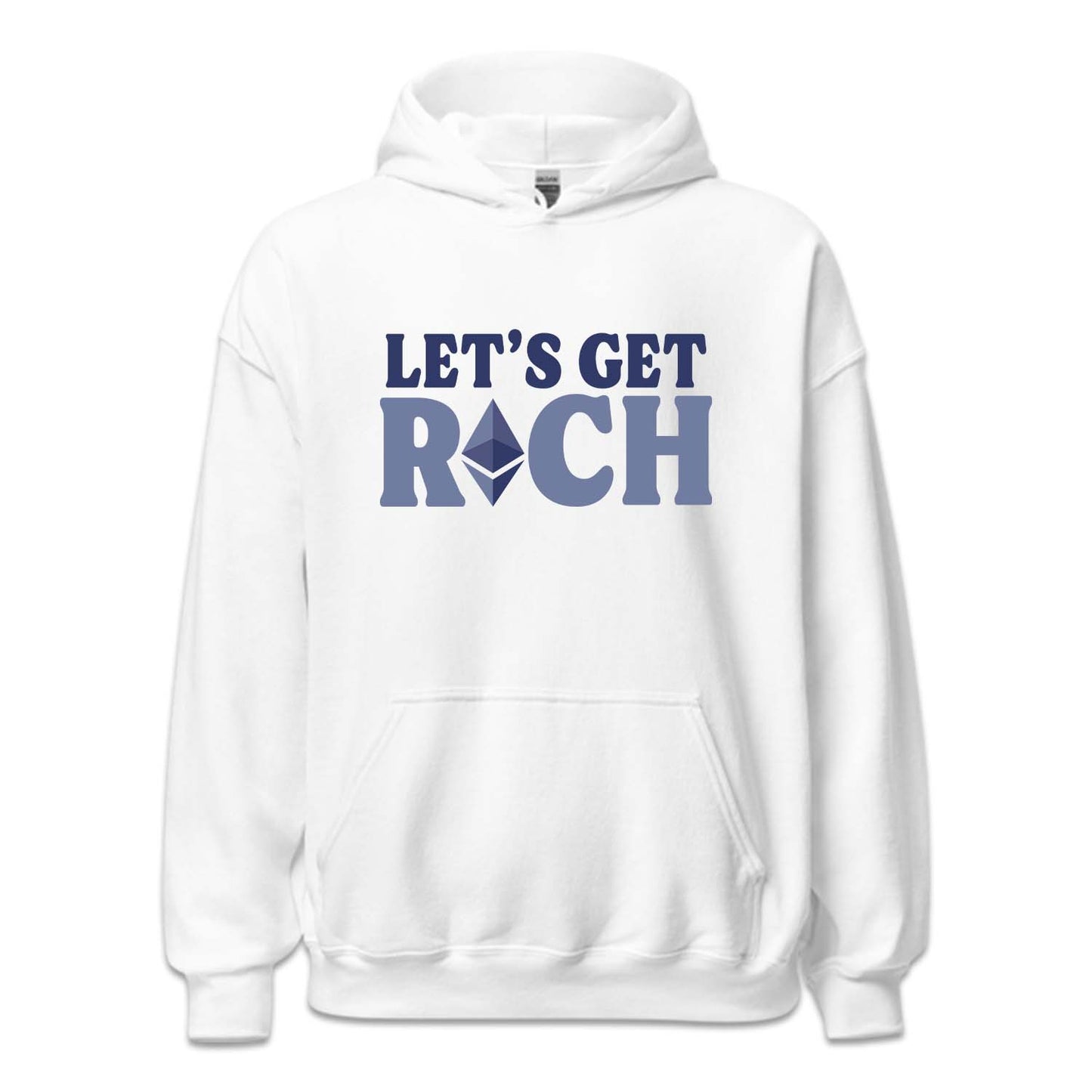 Let's Get Rich Ethereum ETH Cryptocurrency Bitcoin Merch | PRODUCT CODE: LTGERCHETM