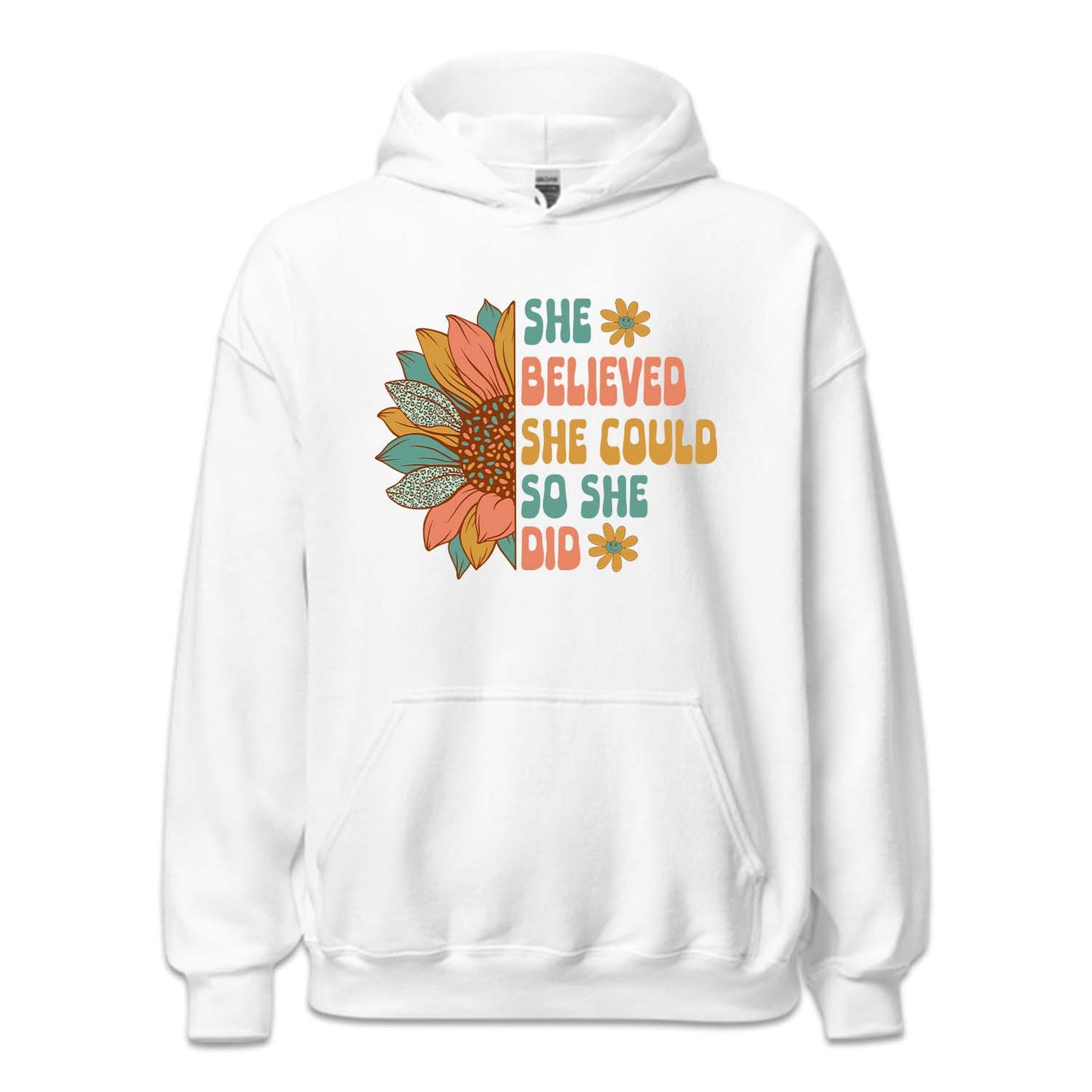 She Believed She Could So She Did Inspirational Quote | PRODUCT CODE: SNFLWRHEBL