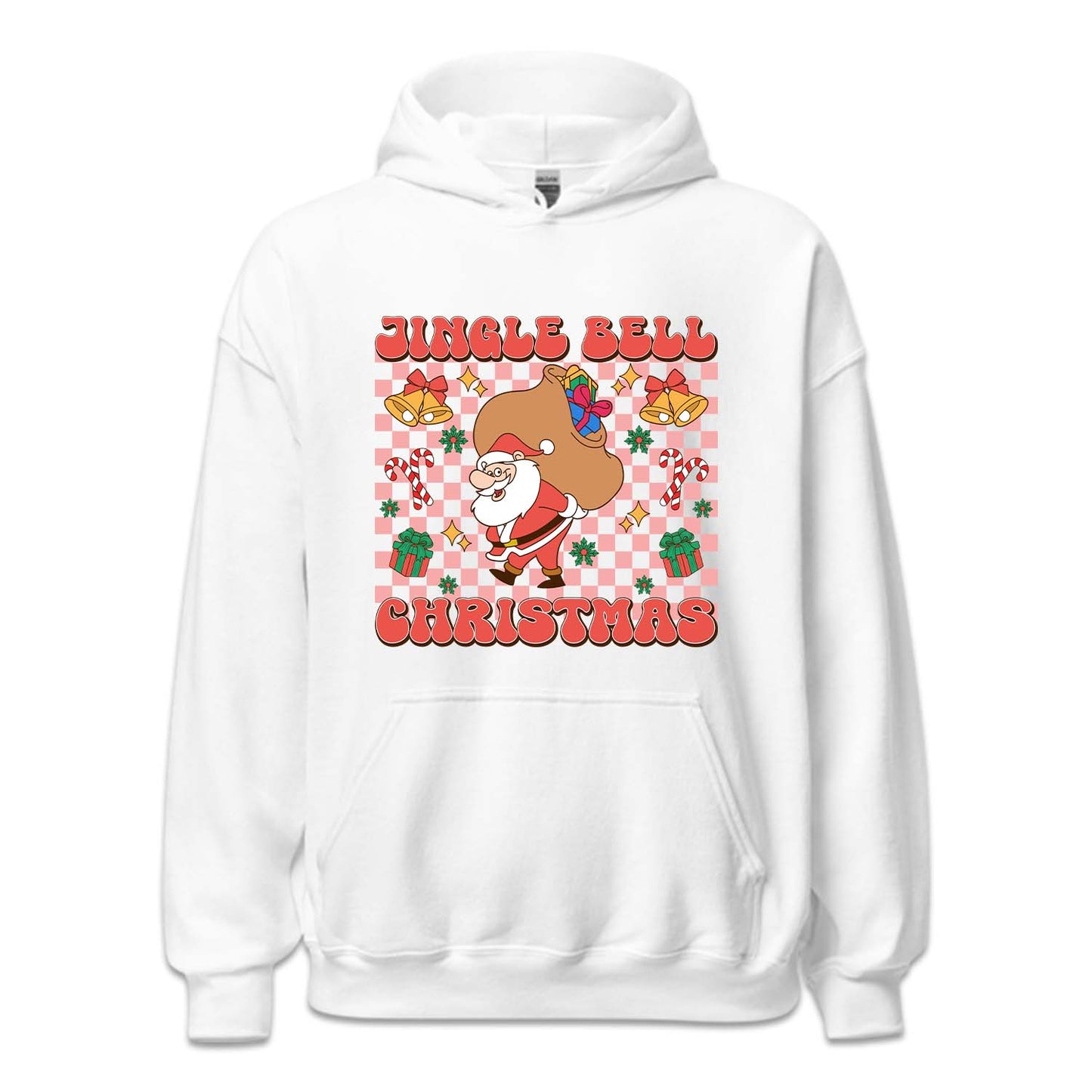 Christmas Jingle Bell Xmas Santa Claus with Bag of Gifts | PRODUCT CODE: JNGLBECHRST