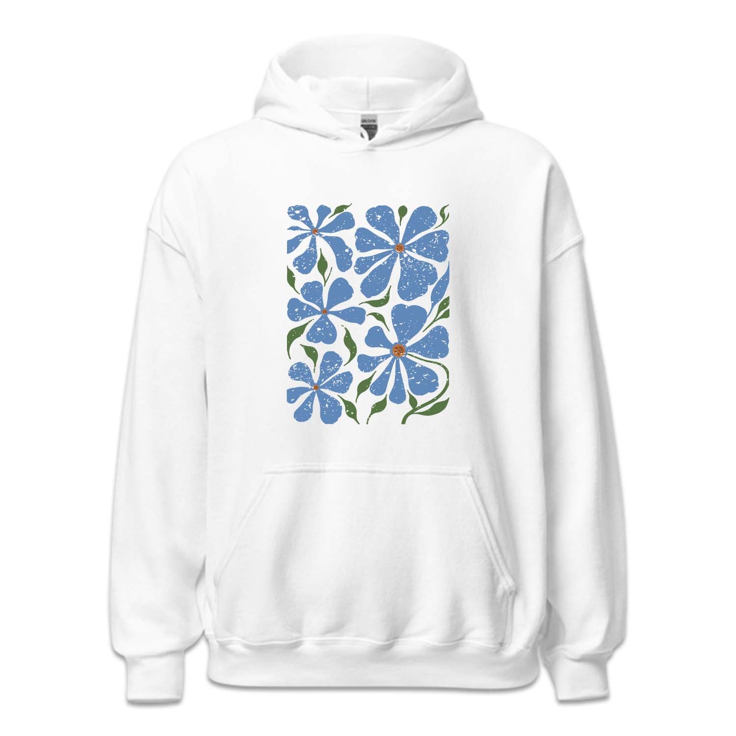 Vintage Floral Boho Blue Daisy Flowers | PRODUCT CODE: DSYFLORBH