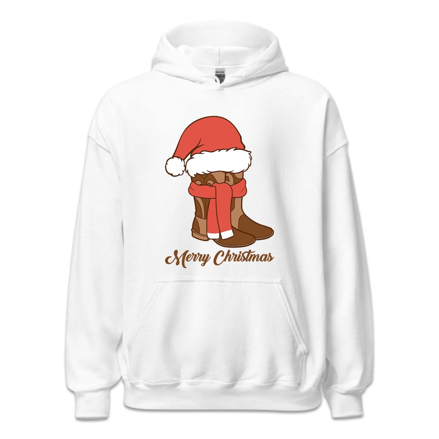 Western Christmas Rustic Santa Cowboy Boots Xmas | PRODUCT CODE: WTRNFVHLDCM