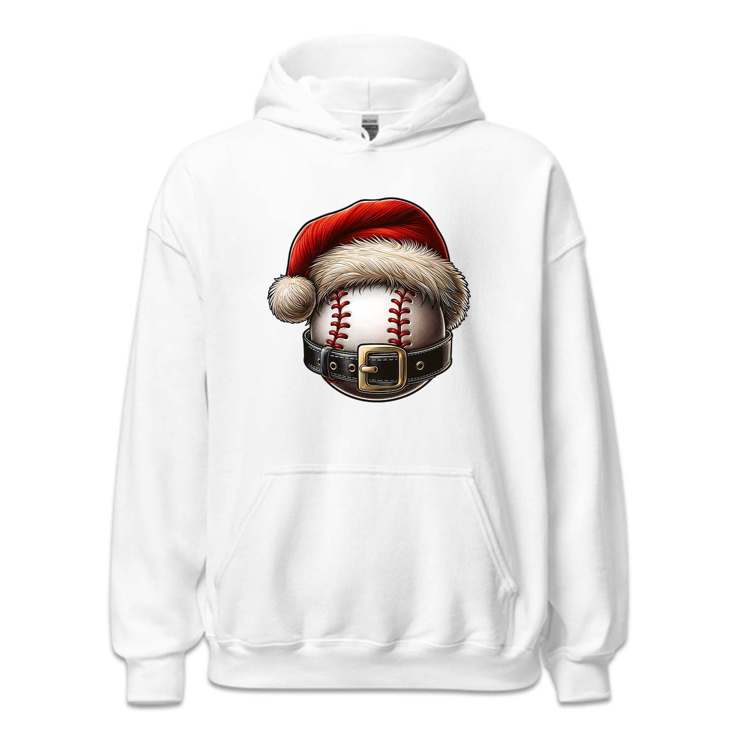 Baseball Christmas Santa Hat & Belt Baseball Xmas Sports | PRODUCT CODE: BSALCHRTANH