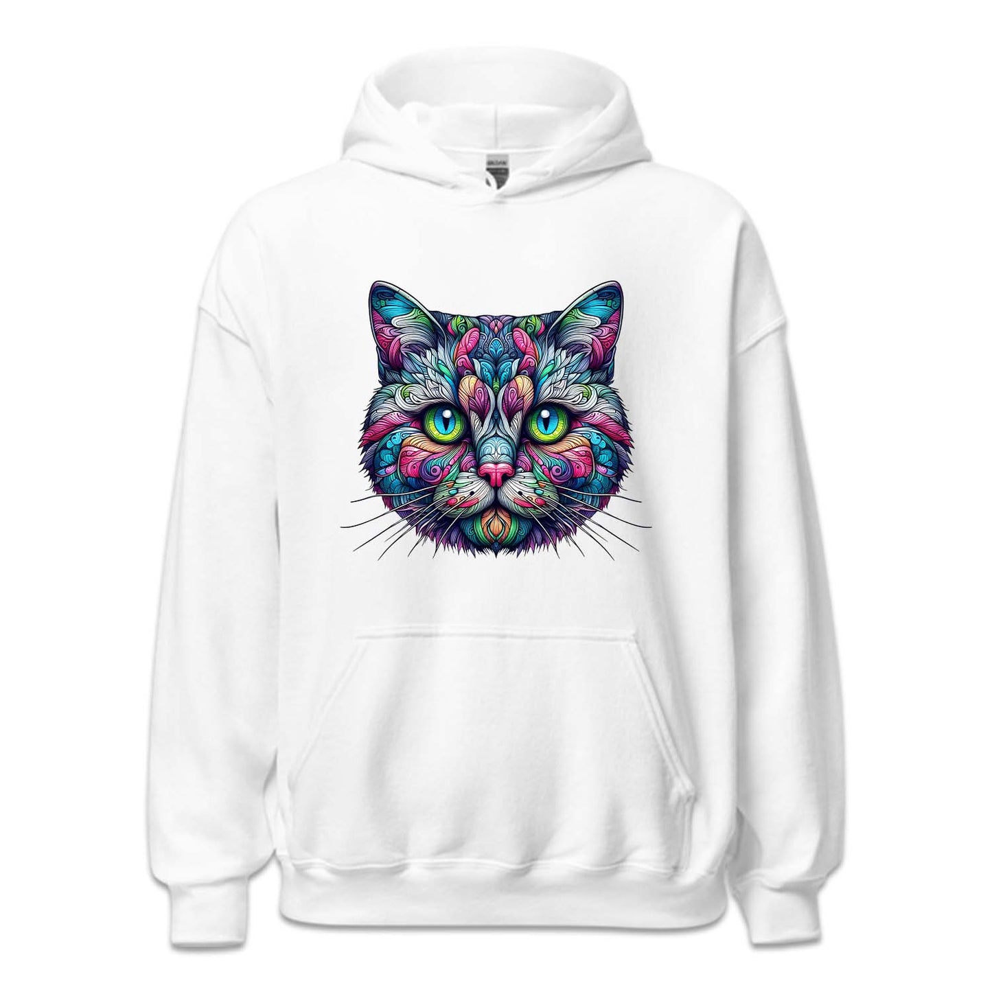 Psychedelic Colorful American Shorthair Cat | PRODUCT CODE: AMRCNSHRTP