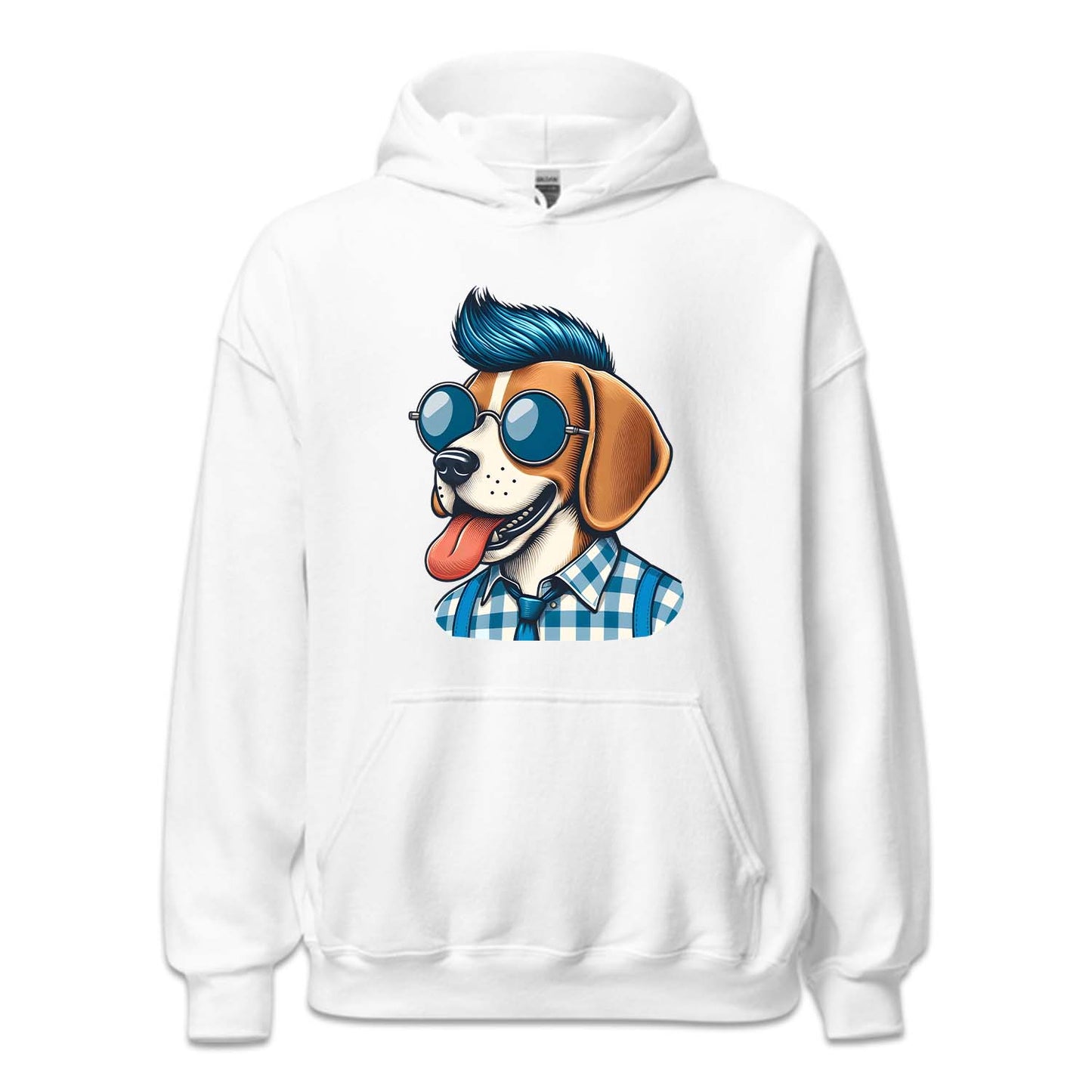 Beagle Punk Dog with Sunglasses Spiked Hair | PRODUCT CODE: BGLEDOPNK