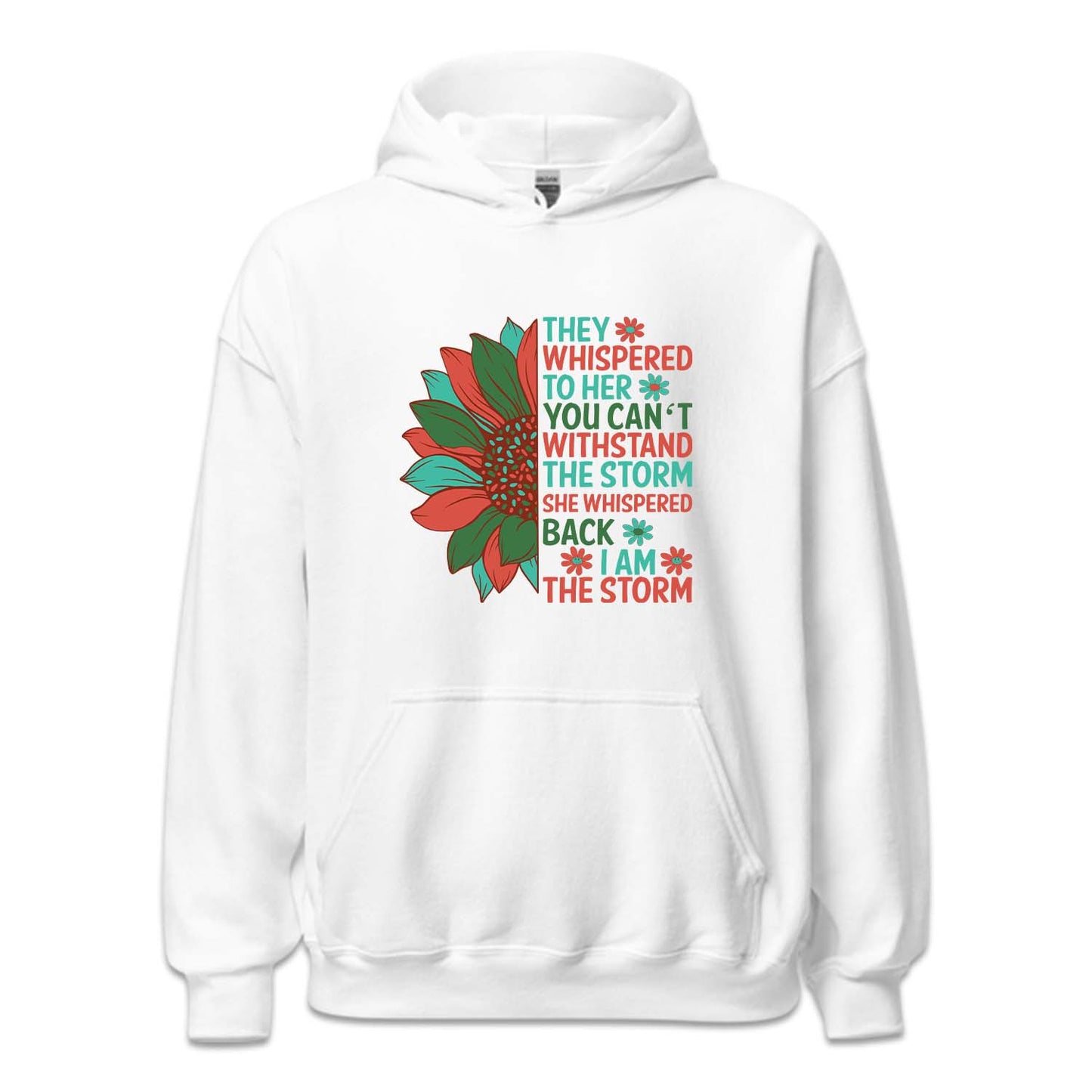 Strong Woman Empowerment Sunflower Positive Quote | PRODUCT CODE: STRNGWMPRF