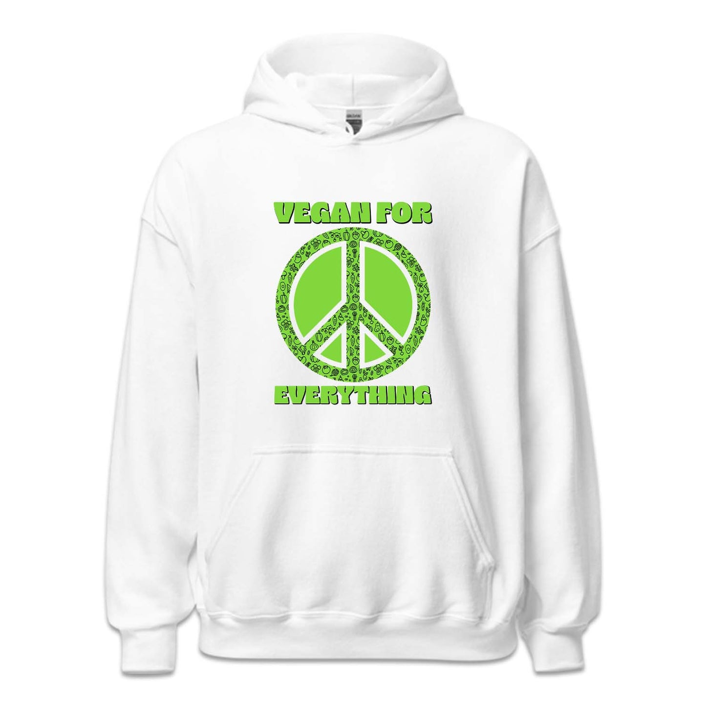 Vegan For Everything Peace Sign Eco-Friendly Veganism Awareness | PRODUCT CODE: VNGFREVTHN