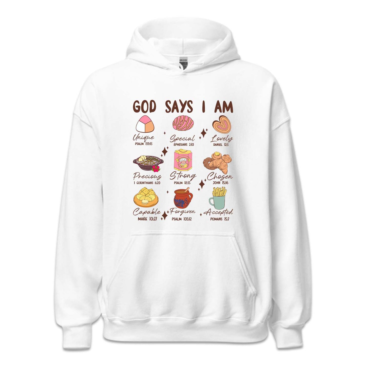 God Says I Am, Mexican Christmas Christian Bible Verse Latino Xmas | PRODUCT CODE: GDSYMACHRBL