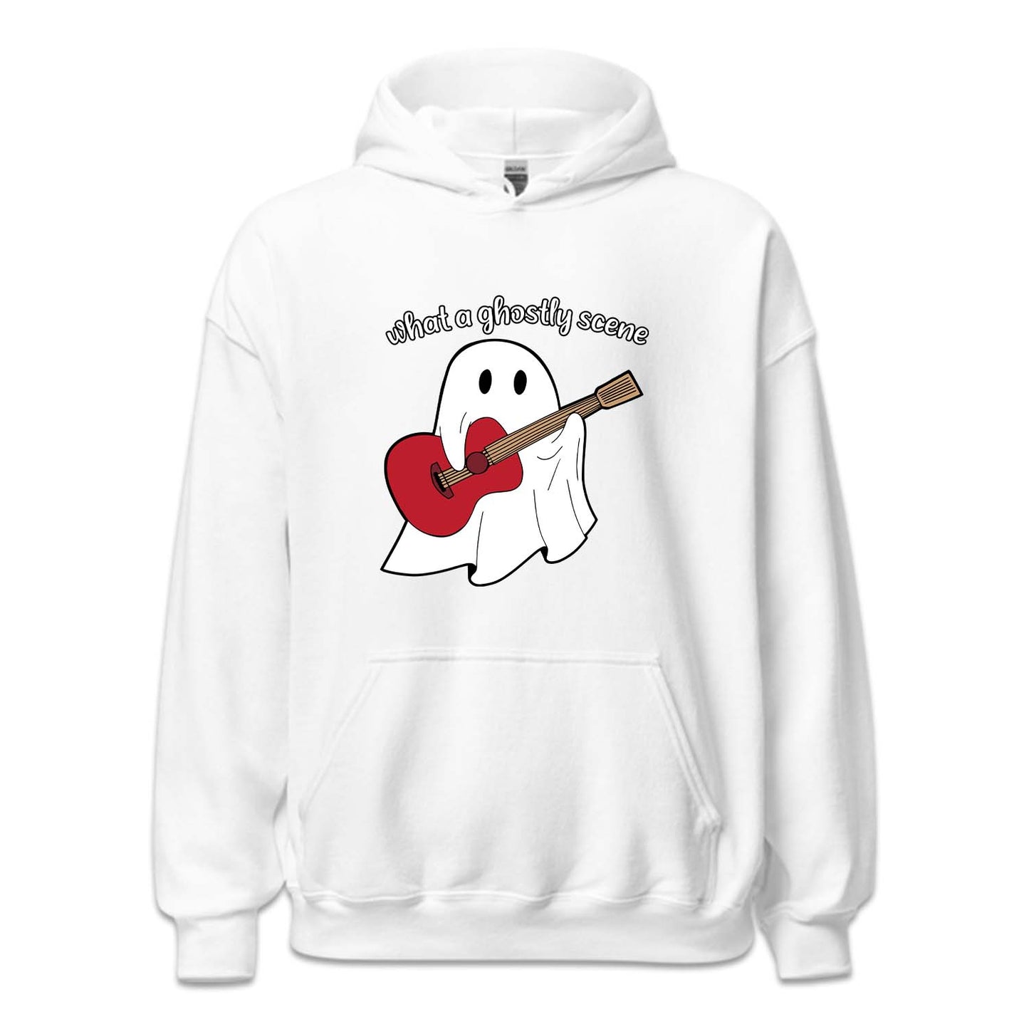What A Ghostly Scene Ghost Playing Guitar Swiftie Halloween | PRODUCT CODE: WHGSLYTCH