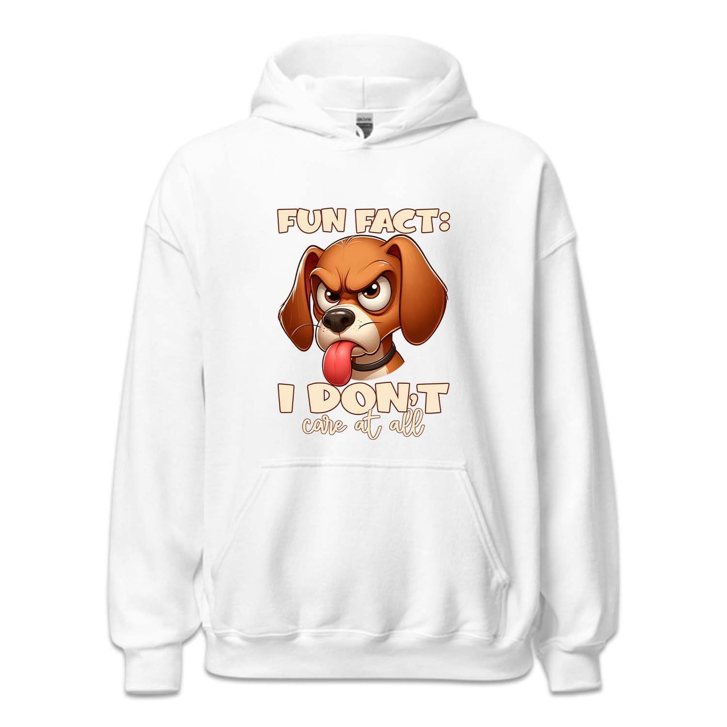 Fun Fact I Don't Care At All Angry Cartoon Dog | PRODUCT CODE: ANGCRTDPSC