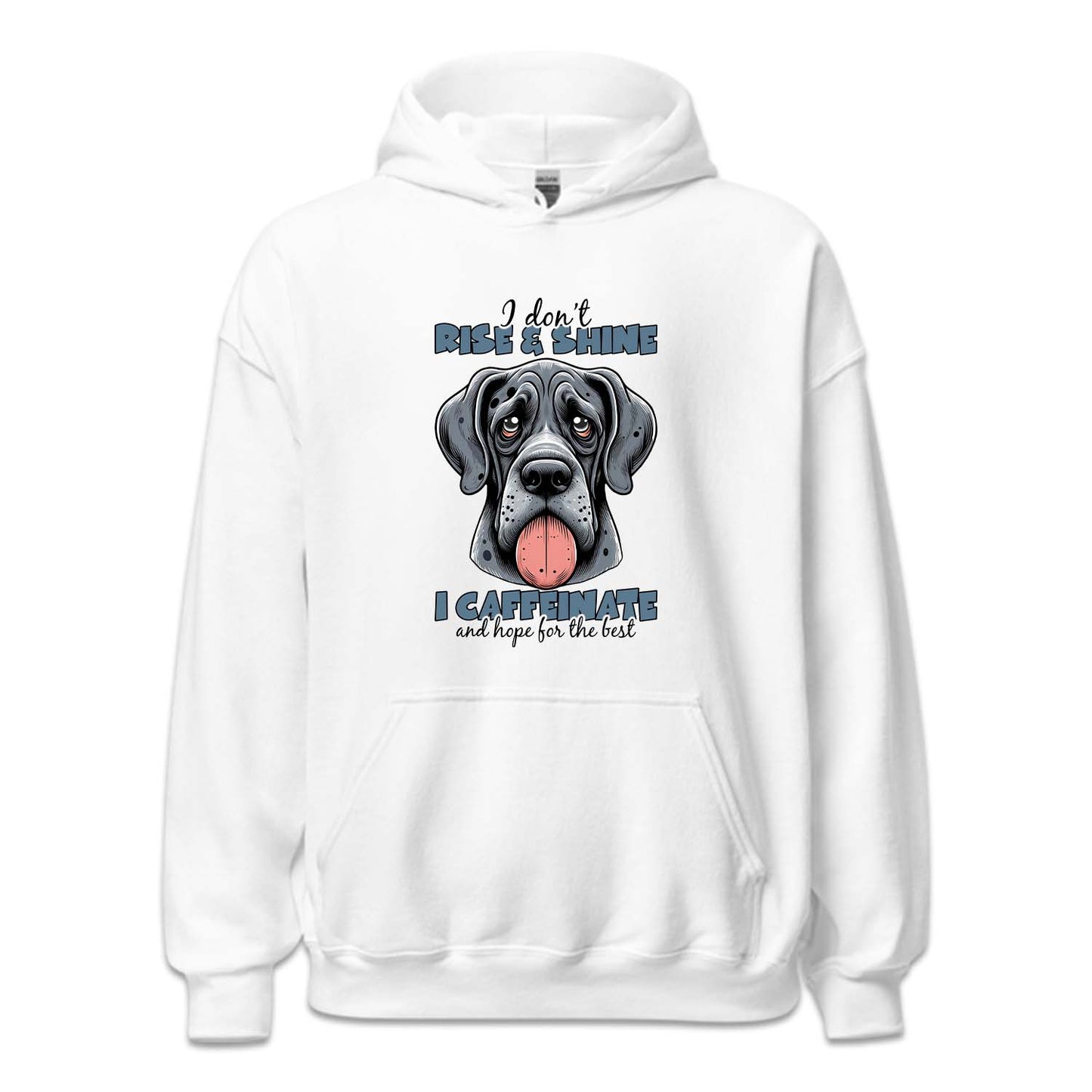 I Don't Rise And Shine I Caffeinate Sarcastic Dog | PRODUCT CODE: GRTDNSCQT