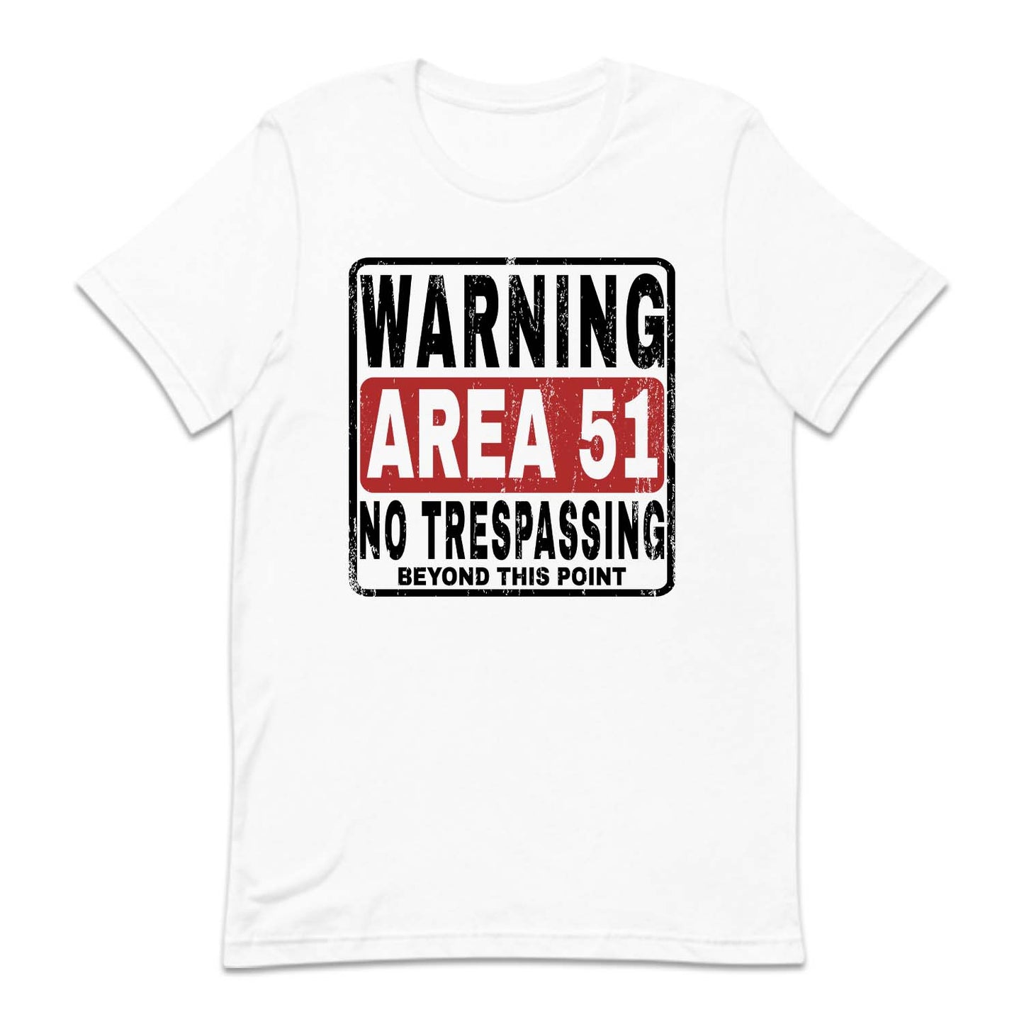 Warning Area 51 No Trespassing Alien Secret Facility | PRODUCT CODE: WNRAEFONE