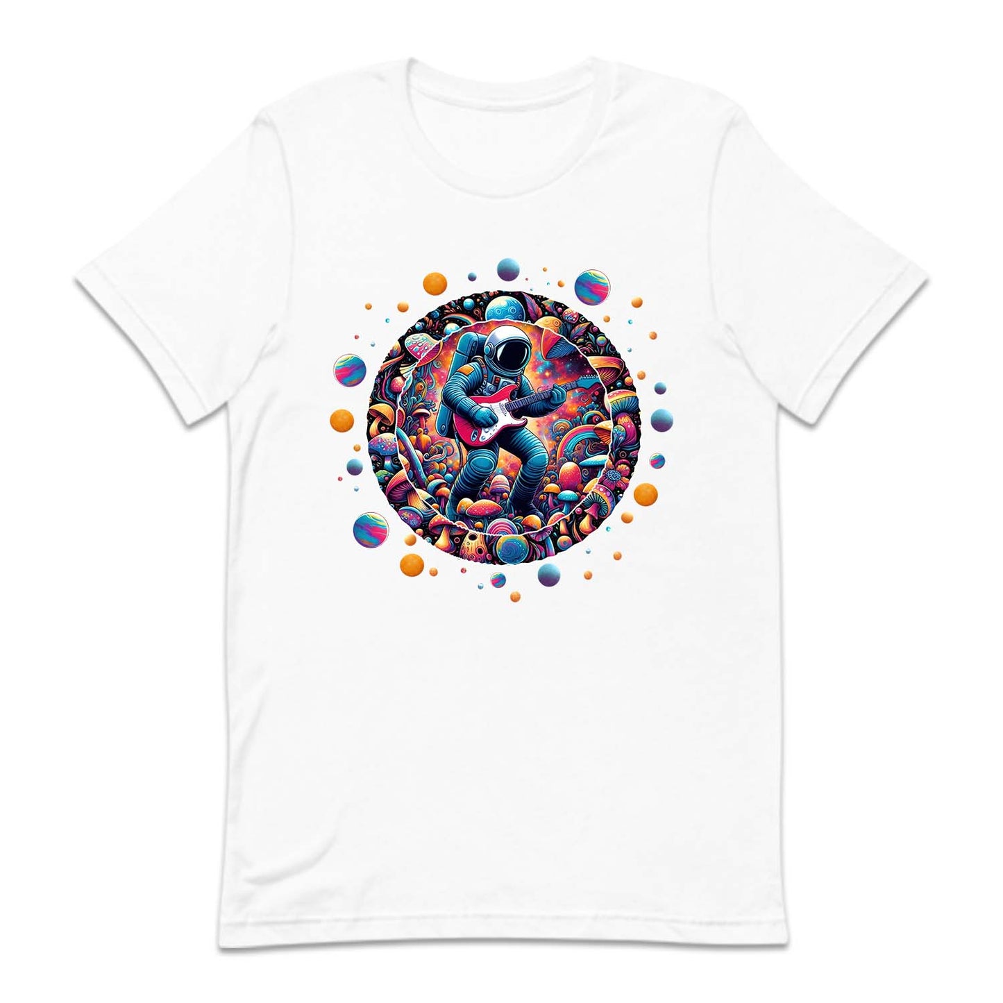 Psychedelic Astronaut Playing Guitar | PRODUCT CODE: ASTRPSDYLG
