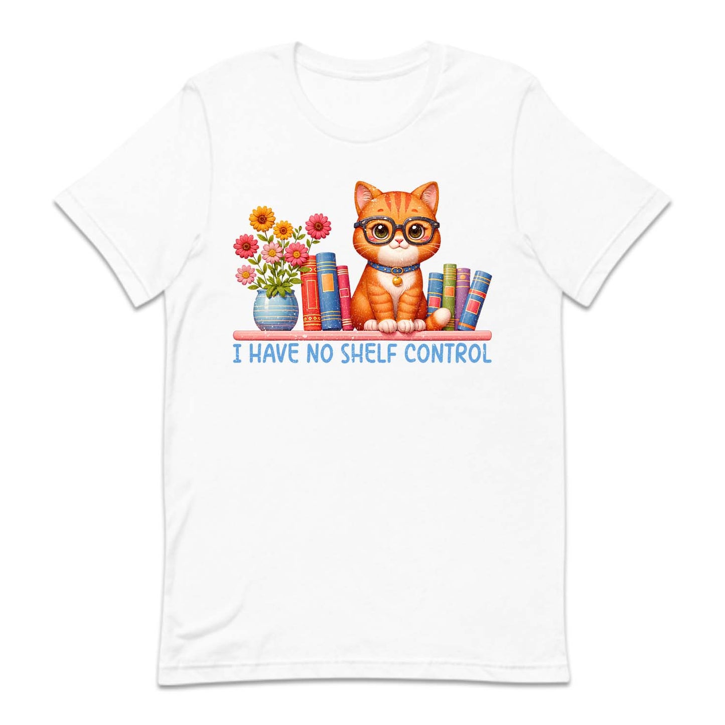 I Have No Shelf Control Cat and Books | PRODUCT CODE: HVNSHLFCN