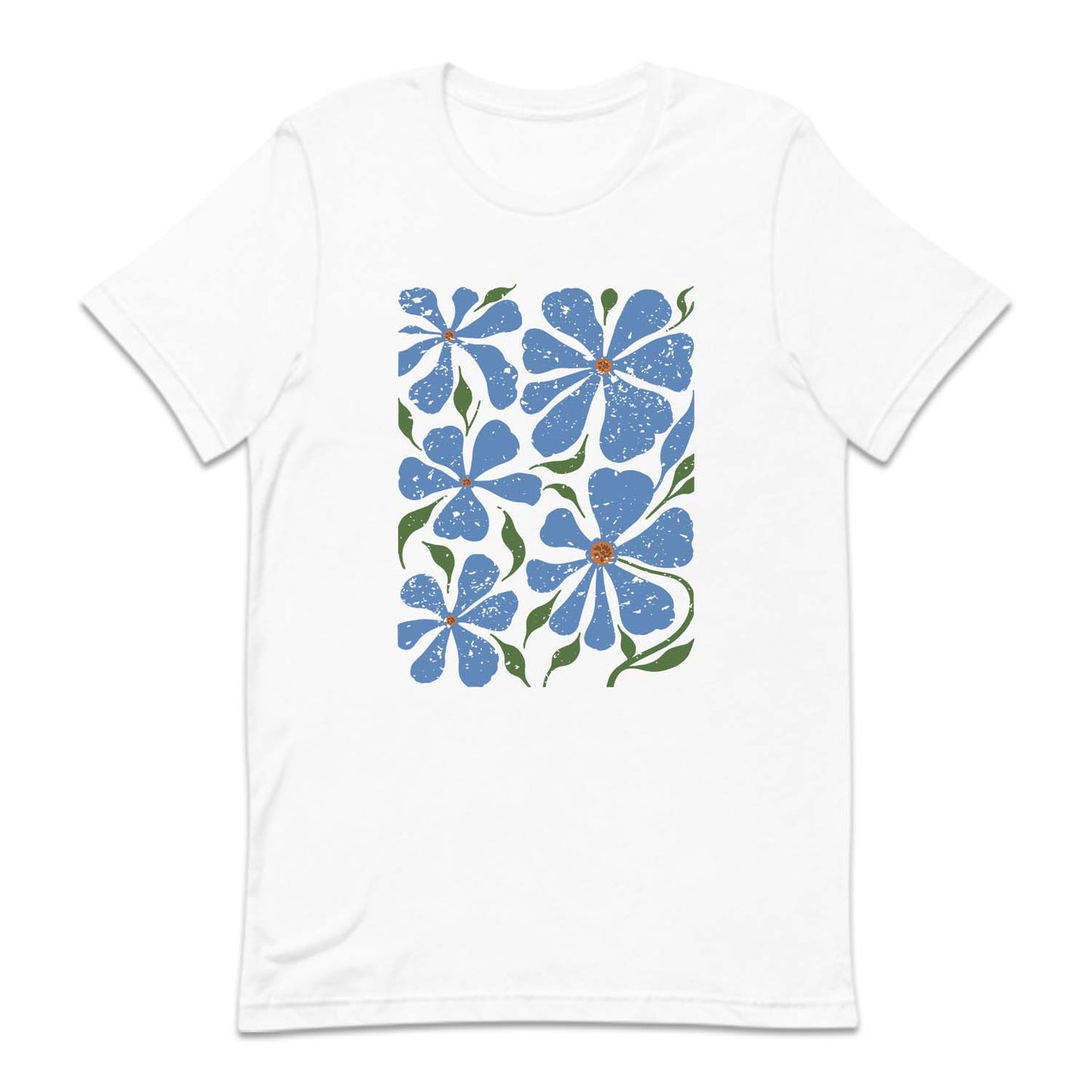 Vintage Floral Boho Blue Daisy Flowers | PRODUCT CODE: DSYFLORBH