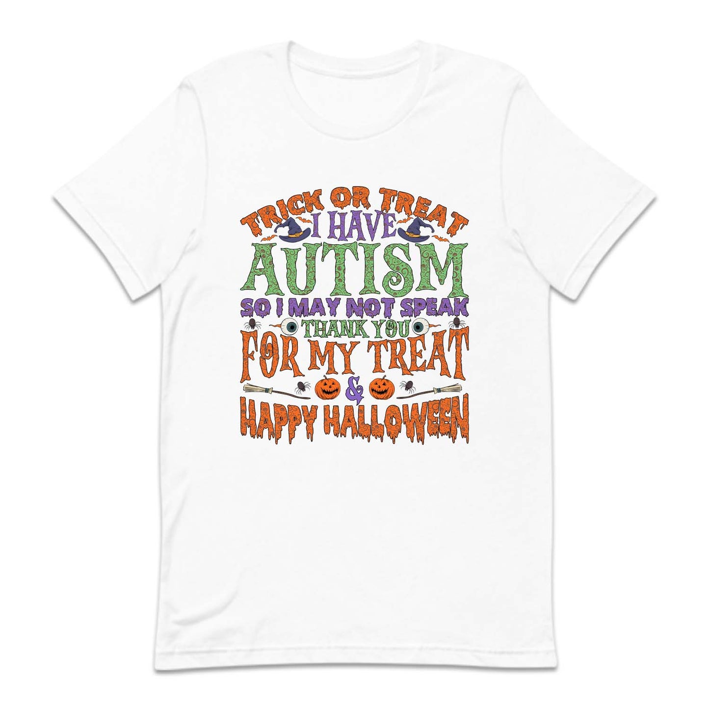 Trick Or Treat Autism Happy Halloween | PRODUCT CODE: TRRCKASMH