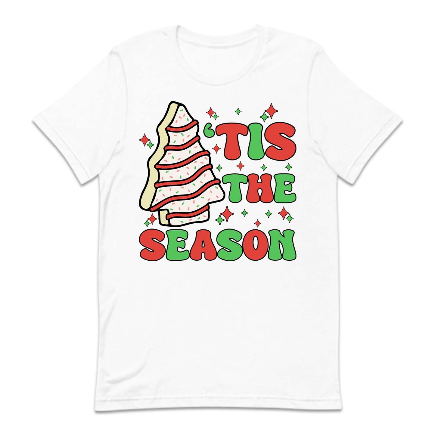 Tis The Season Christmas Tree Cake Holiday Dessert Xmas | PRODUCT CODE: TSEANOCCRMA