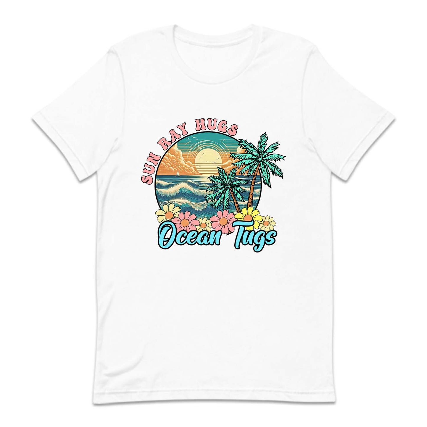Retro Summer Sun Ray Hugs Ocean Tugs | PRODUCT CODE: SNRYHGOC