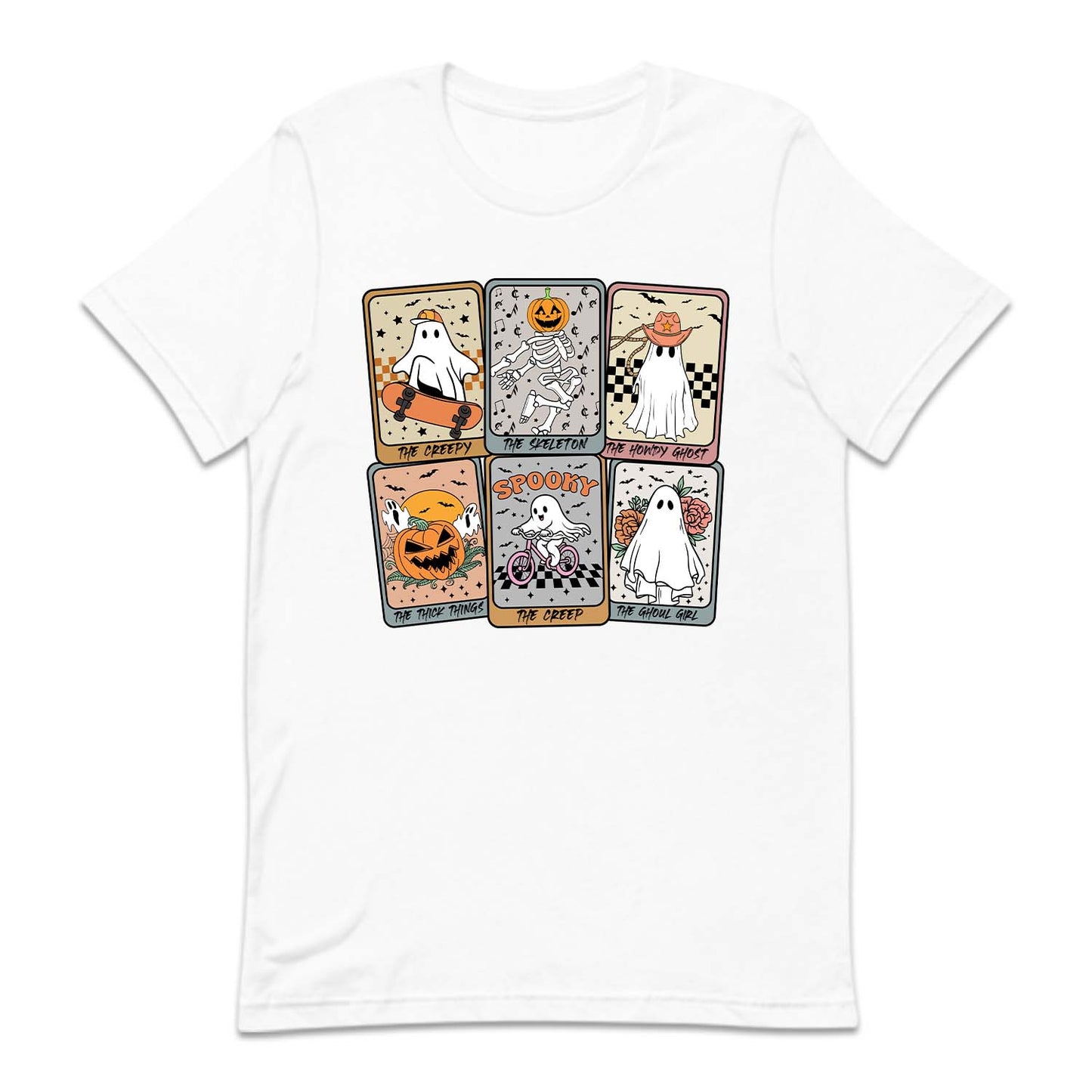 Retro Halloween Ghost Tarot Cards Spooky Ghostly Season | PRODUCT CODE: HLWGSOTHR