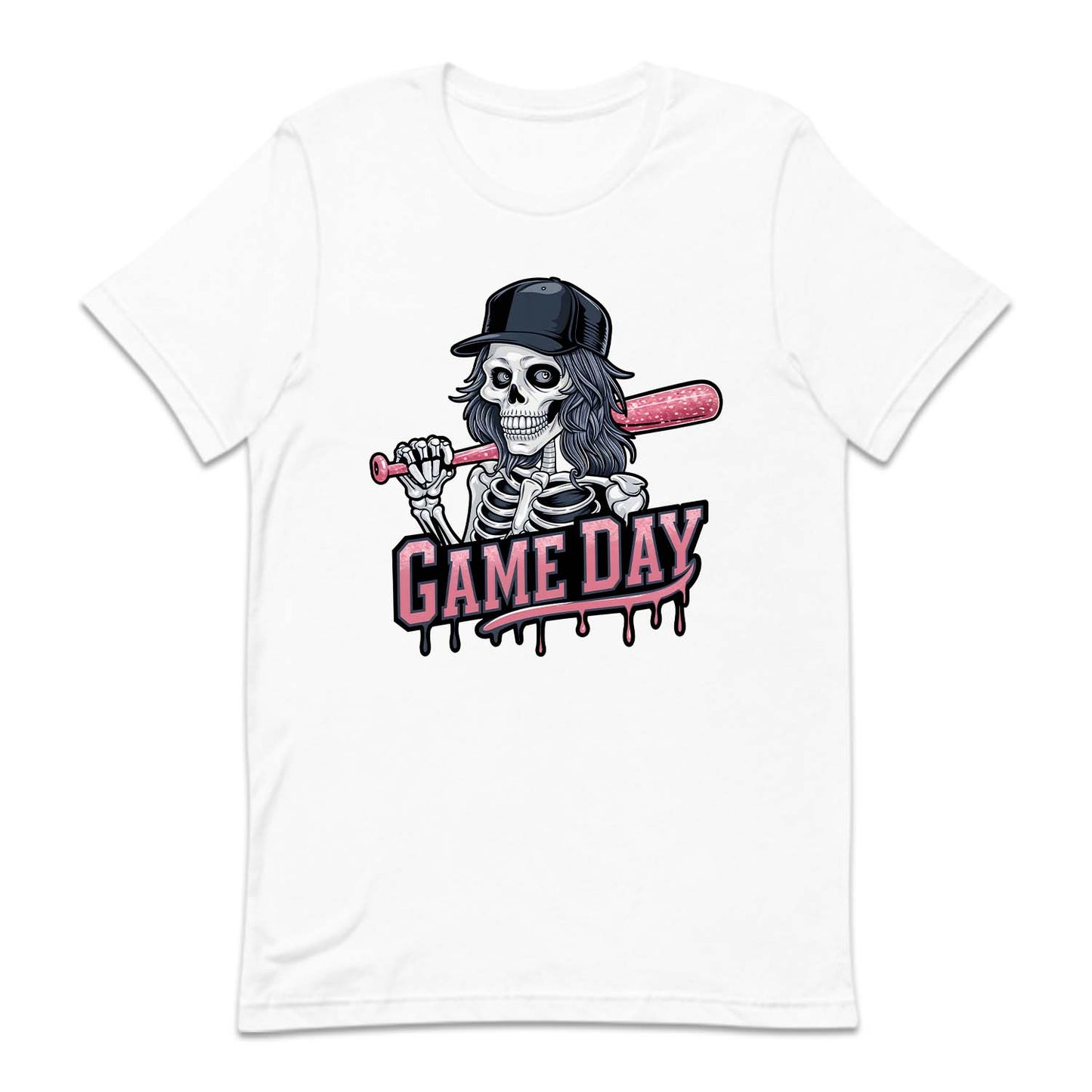 Horror Skeleton Softball Game Day Scary Sports Halloween | PRODUCT CODE: SFTBLHRSKL