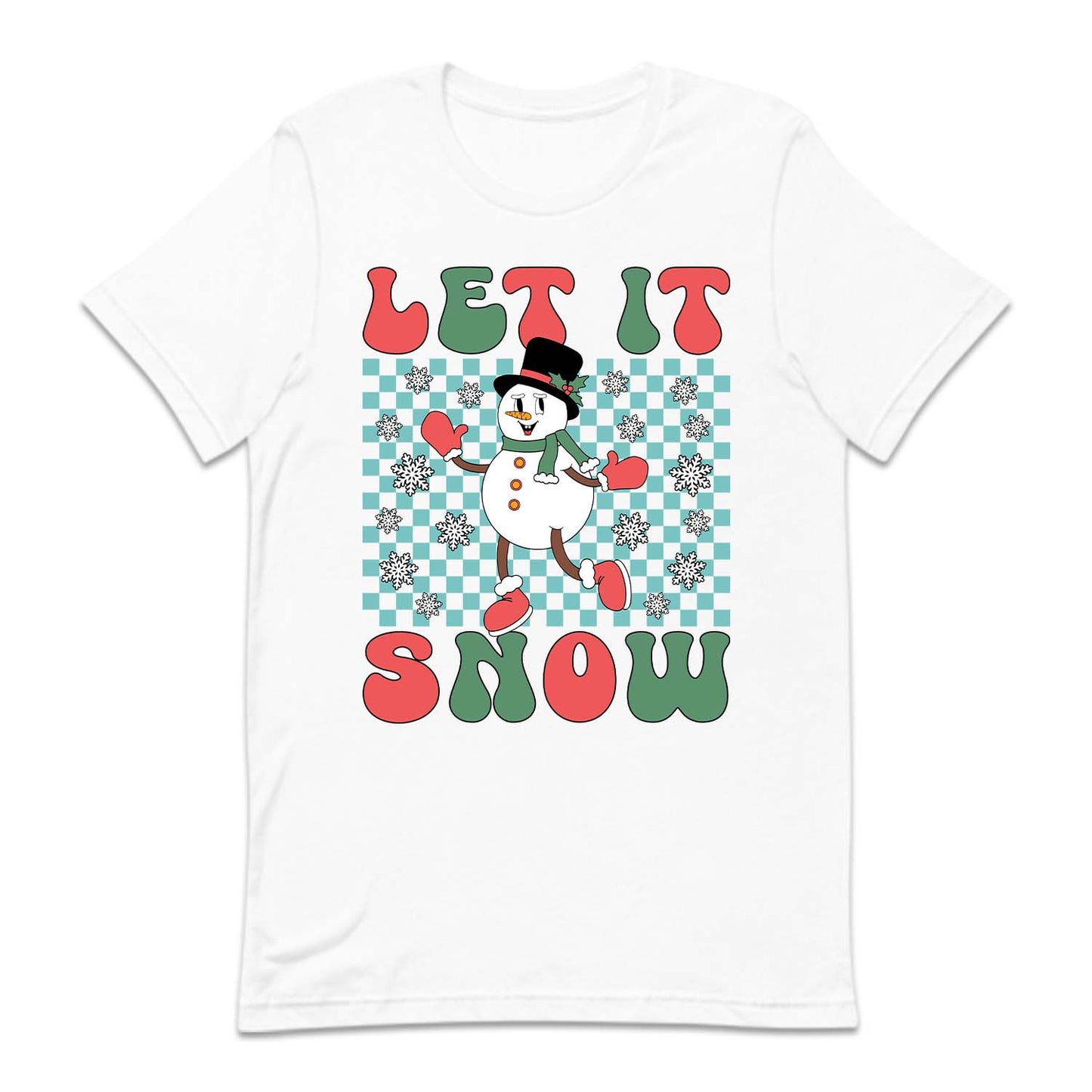 Let It Snow Christmas Snowman Winter Holiday Cozy Xmas | PRODUCT CODE: LTSNWCHRMAW
