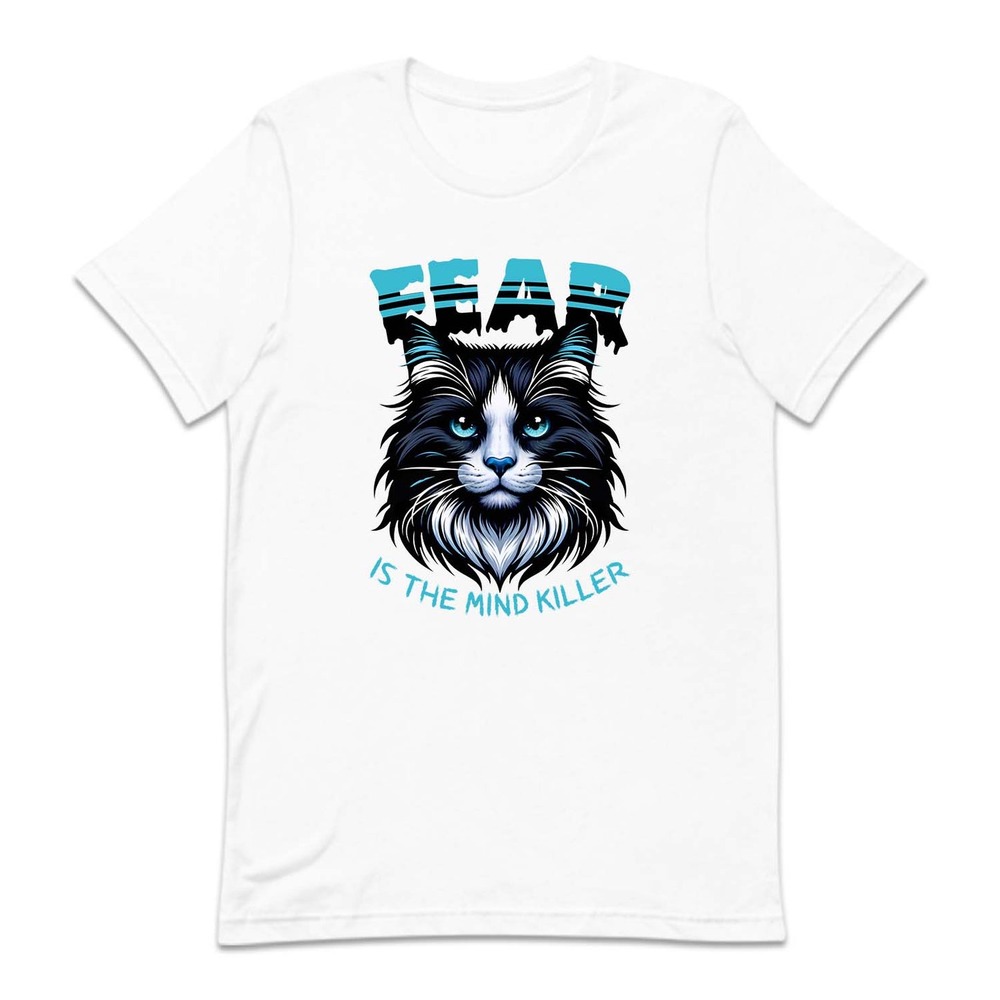 Fear Is The Mind Killer Black Cat Dune Inspired Quote | PRODUCT CODE: FRSTKLREBK