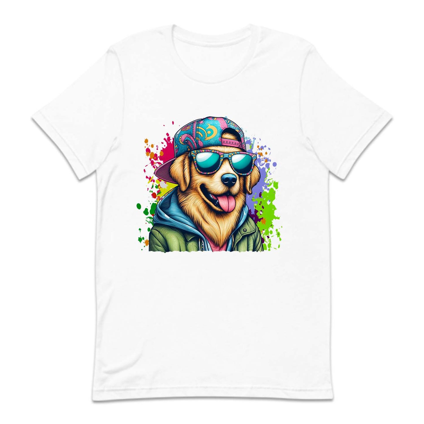 Golden Retriever Dog with Sunglasses | PRODUCT CODE: GLODRVTKNP