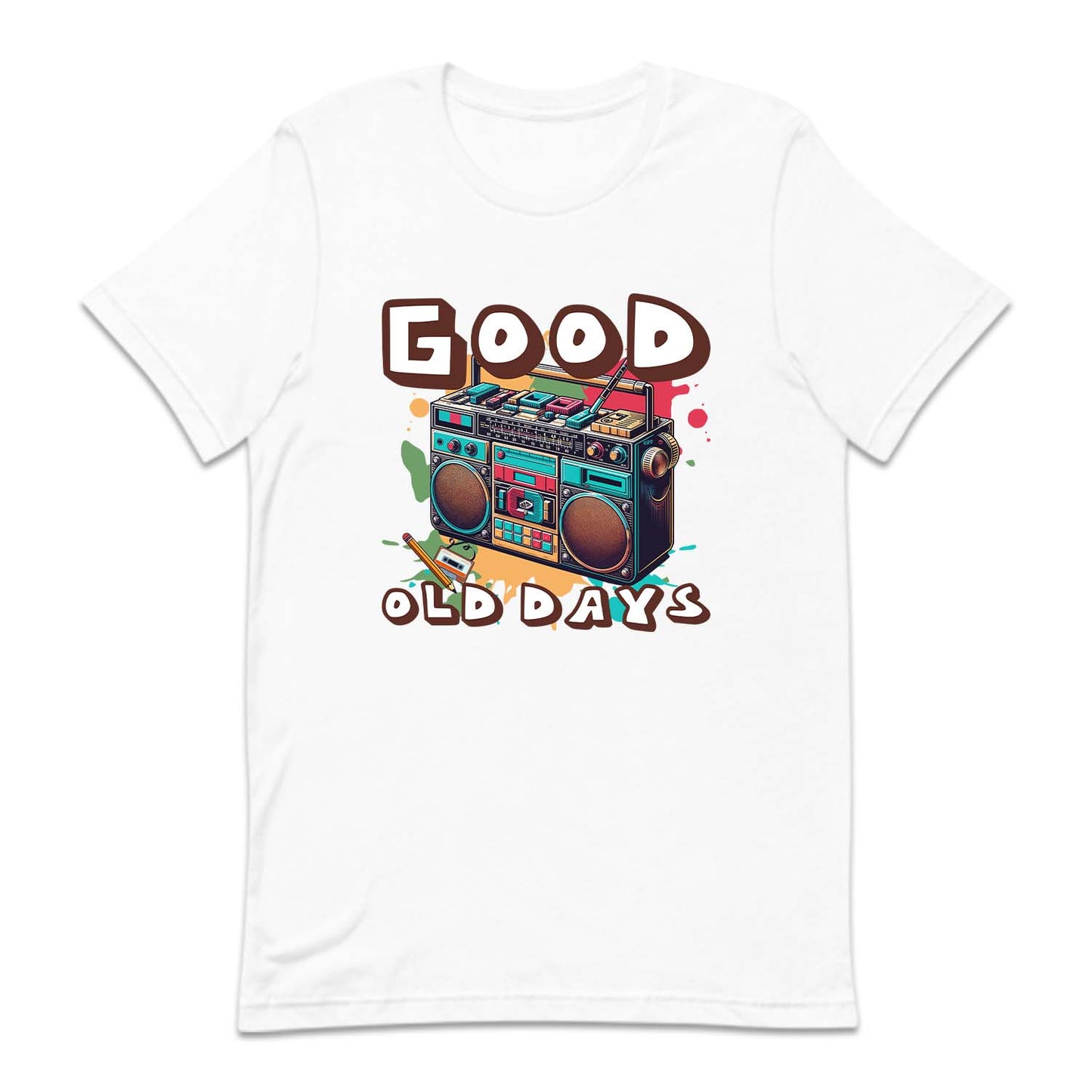 Retro Colorful 80s Cassette Good Old Days | PRODUCT CODE: GDLYSBMOX