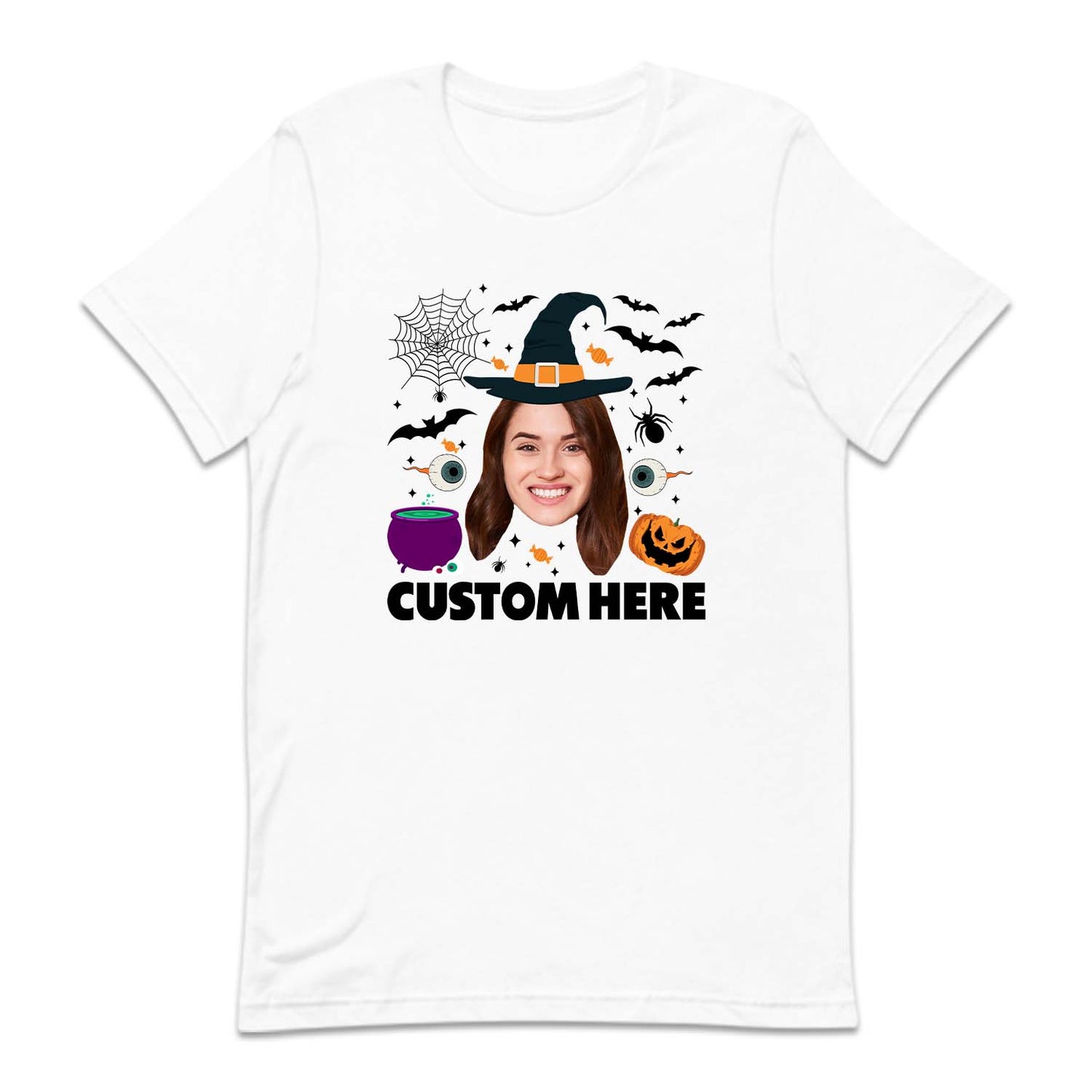 Personalized Halloween Witch Face Family Matching | PRODUCT CODE: CSTFCHLOW