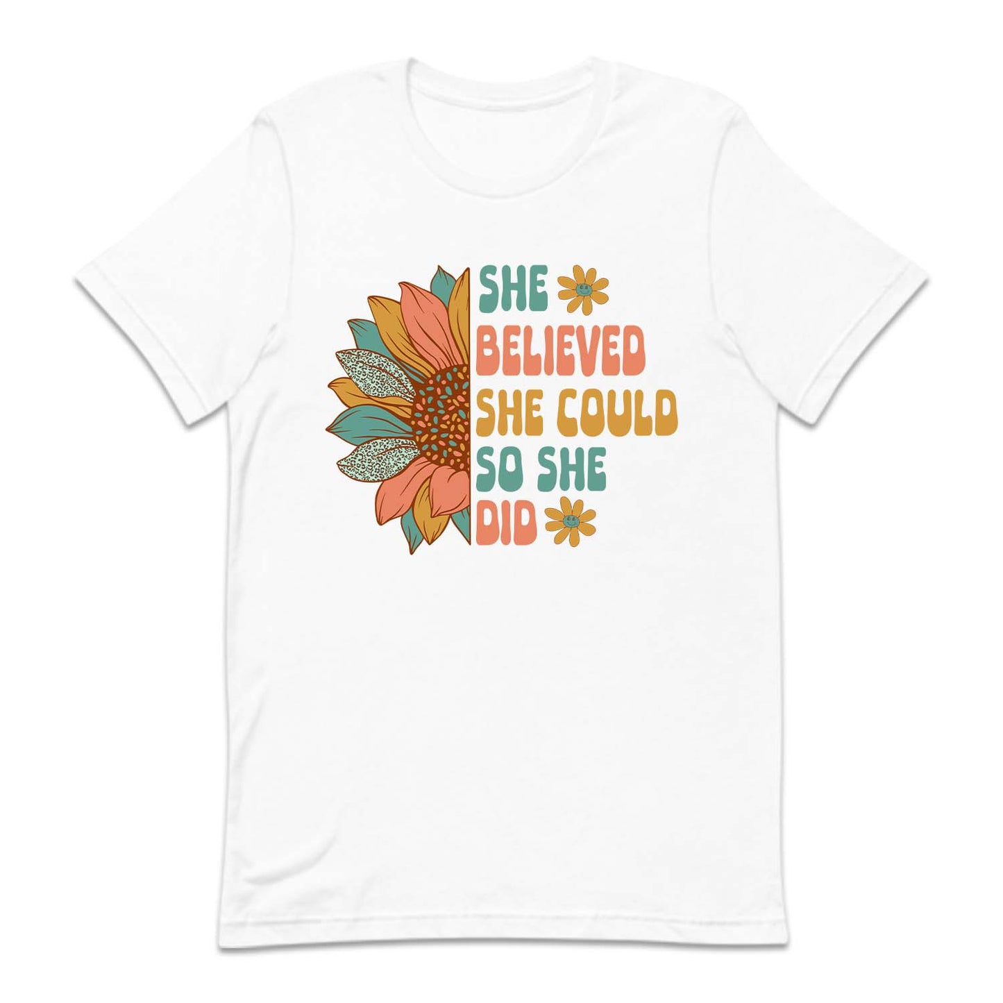She Believed She Could So She Did Inspirational Quote | PRODUCT CODE: SNFLWRHEBL